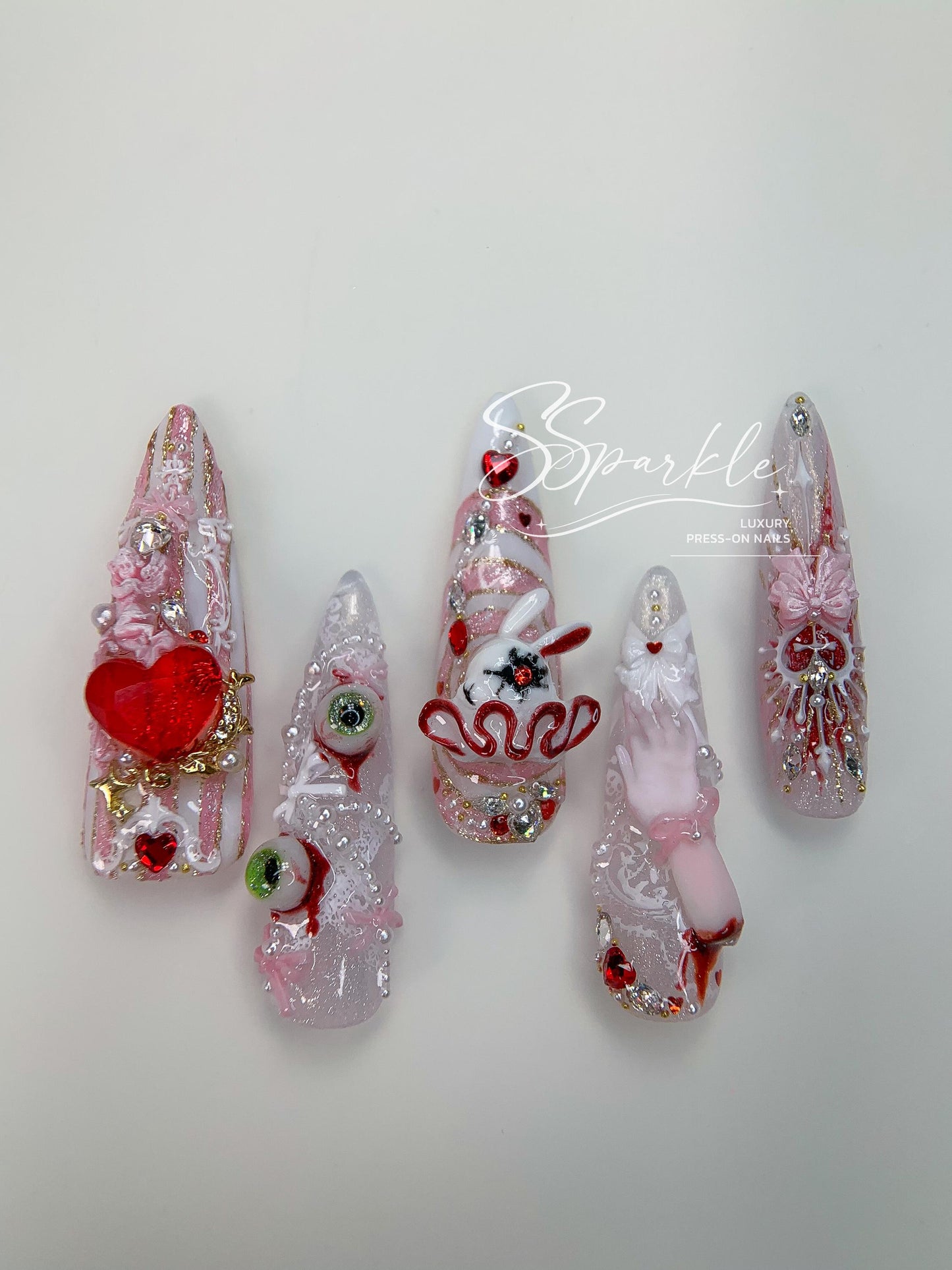Sweet Scar | Mizi Sua Zombie Stage Inspired Nail Art