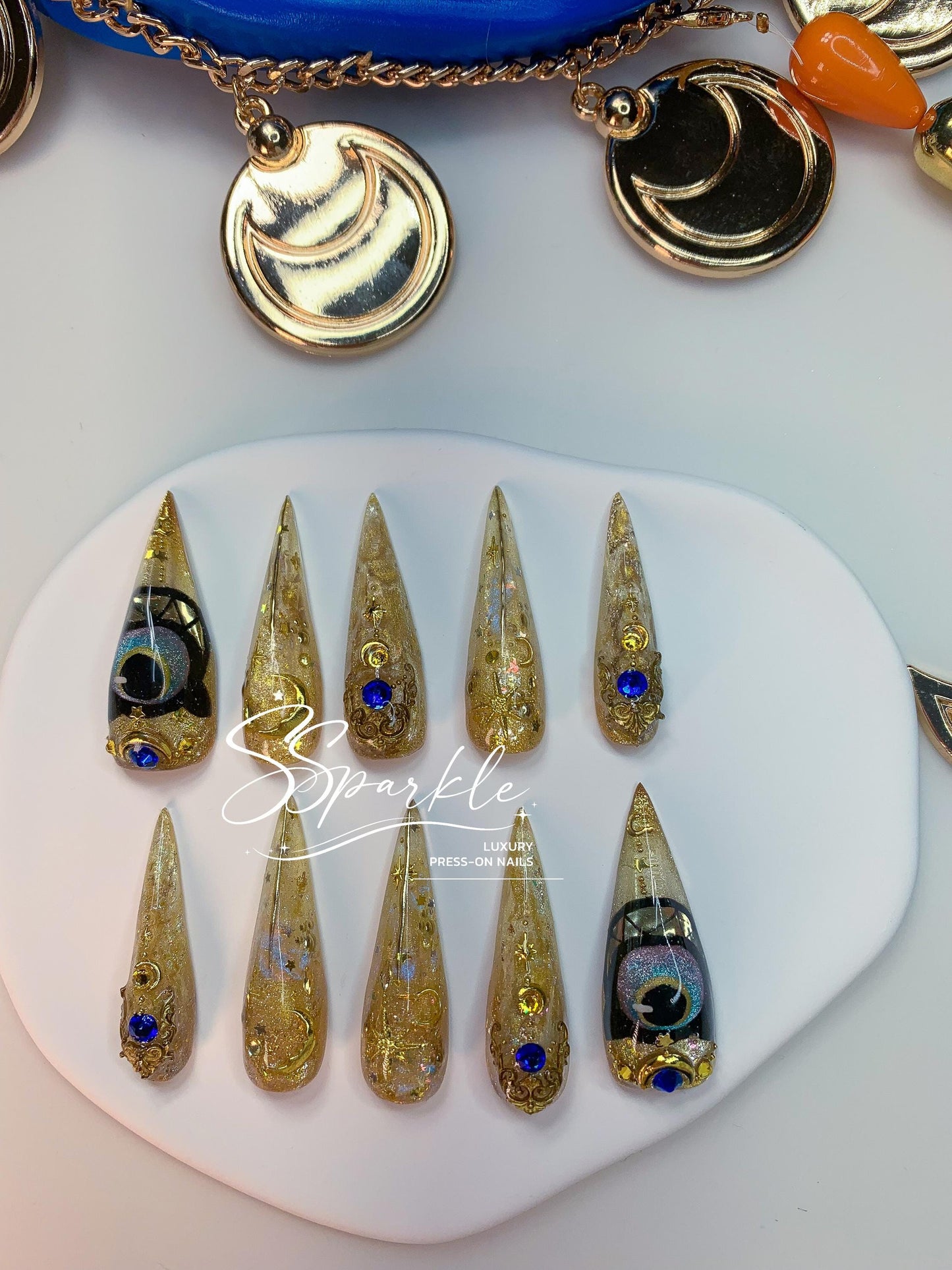 Whimsy After Dark | Cipher Honkai: Star Rail Inspired Claw Press-on Nail