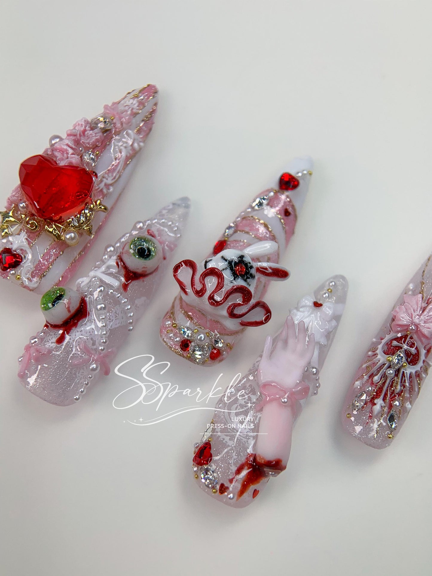 Sweet Scar | Mizi Sua Zombie Stage Inspired Nail Art