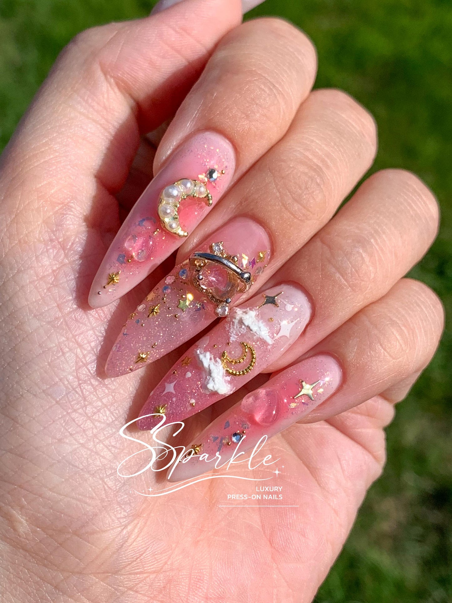 Pink Cloud Press-on Nails
