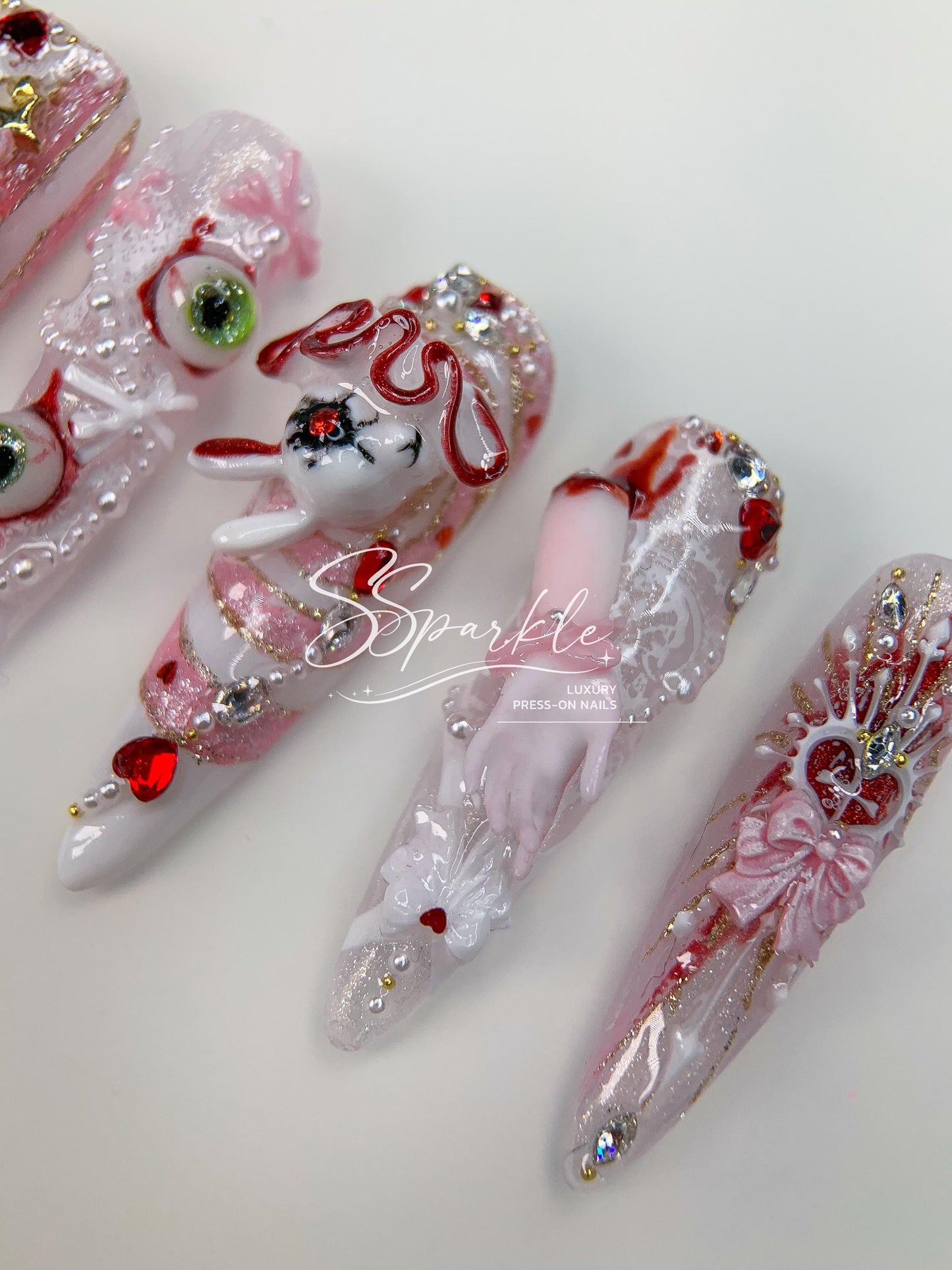 Sweet Scar | Mizi Sua Zombie Stage Inspired Nail Art