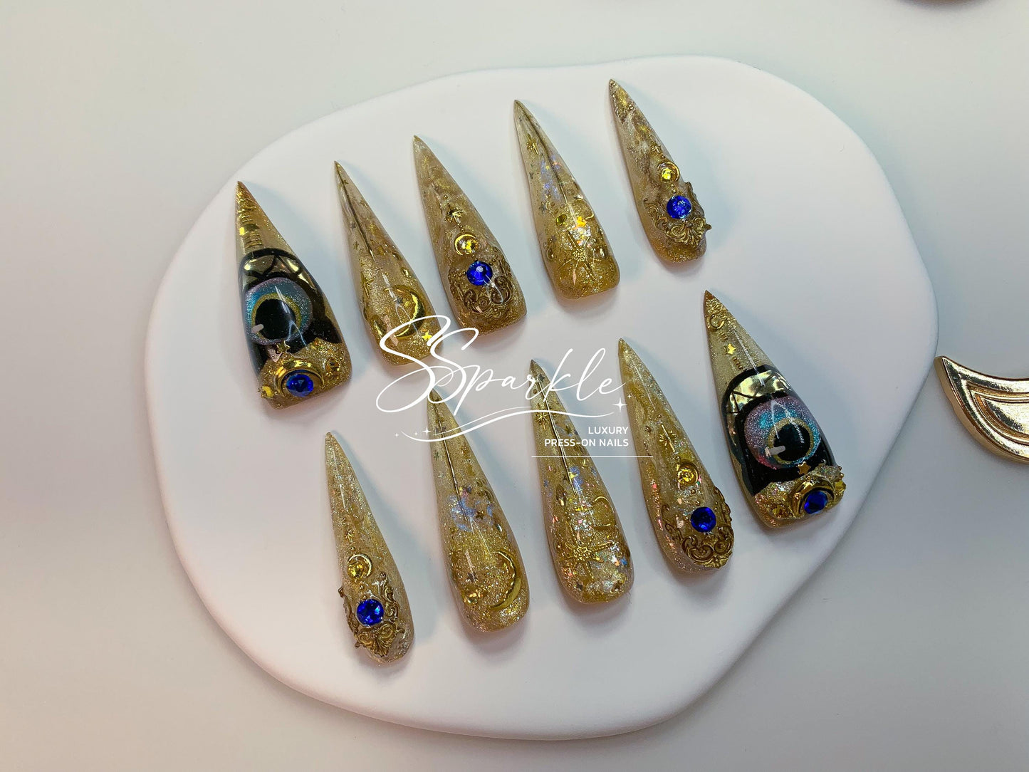 Whimsy After Dark | Cipher Honkai: Star Rail Inspired Claw Press-on Nail