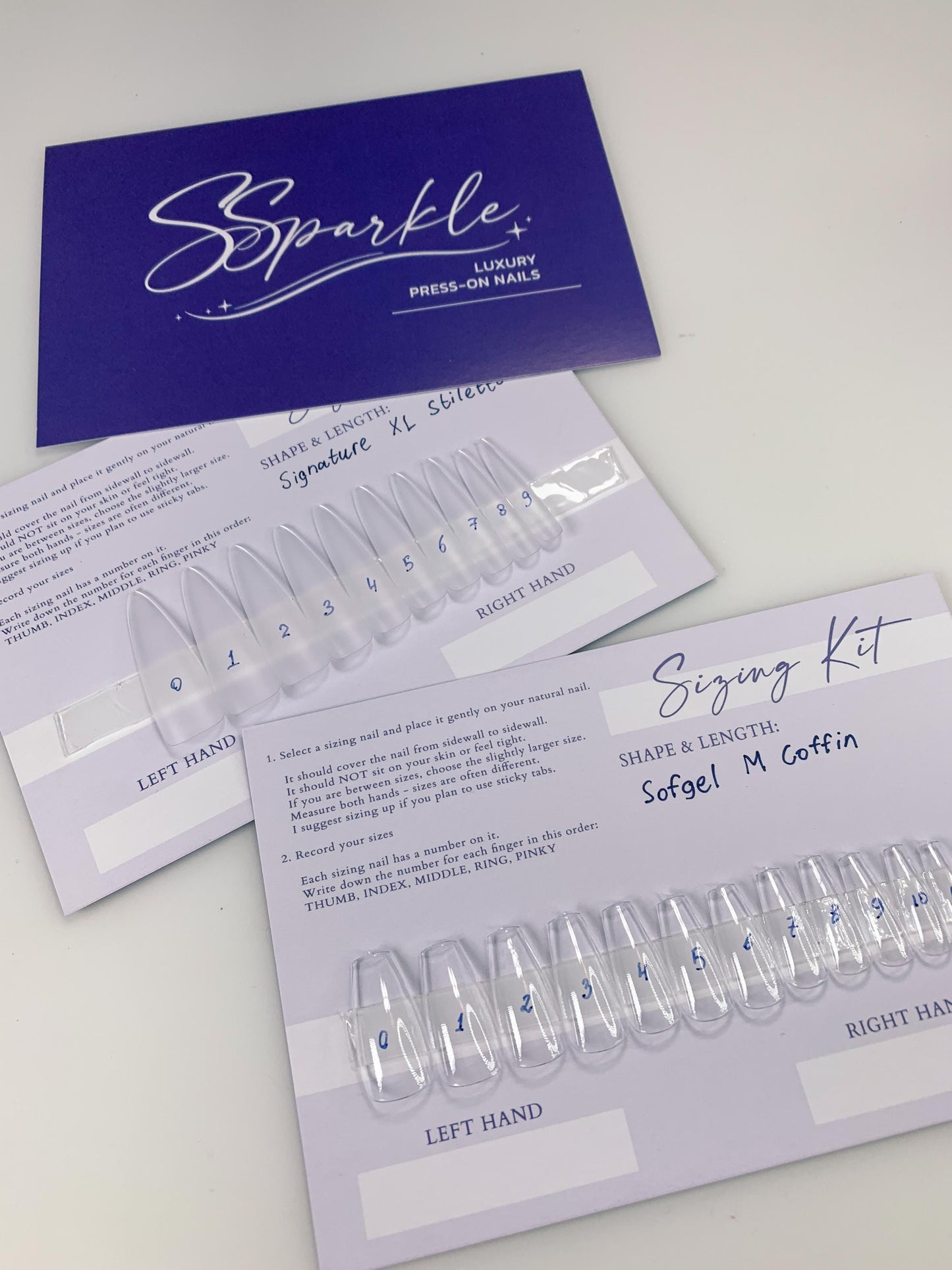 Press-on Nail Sizing Kit