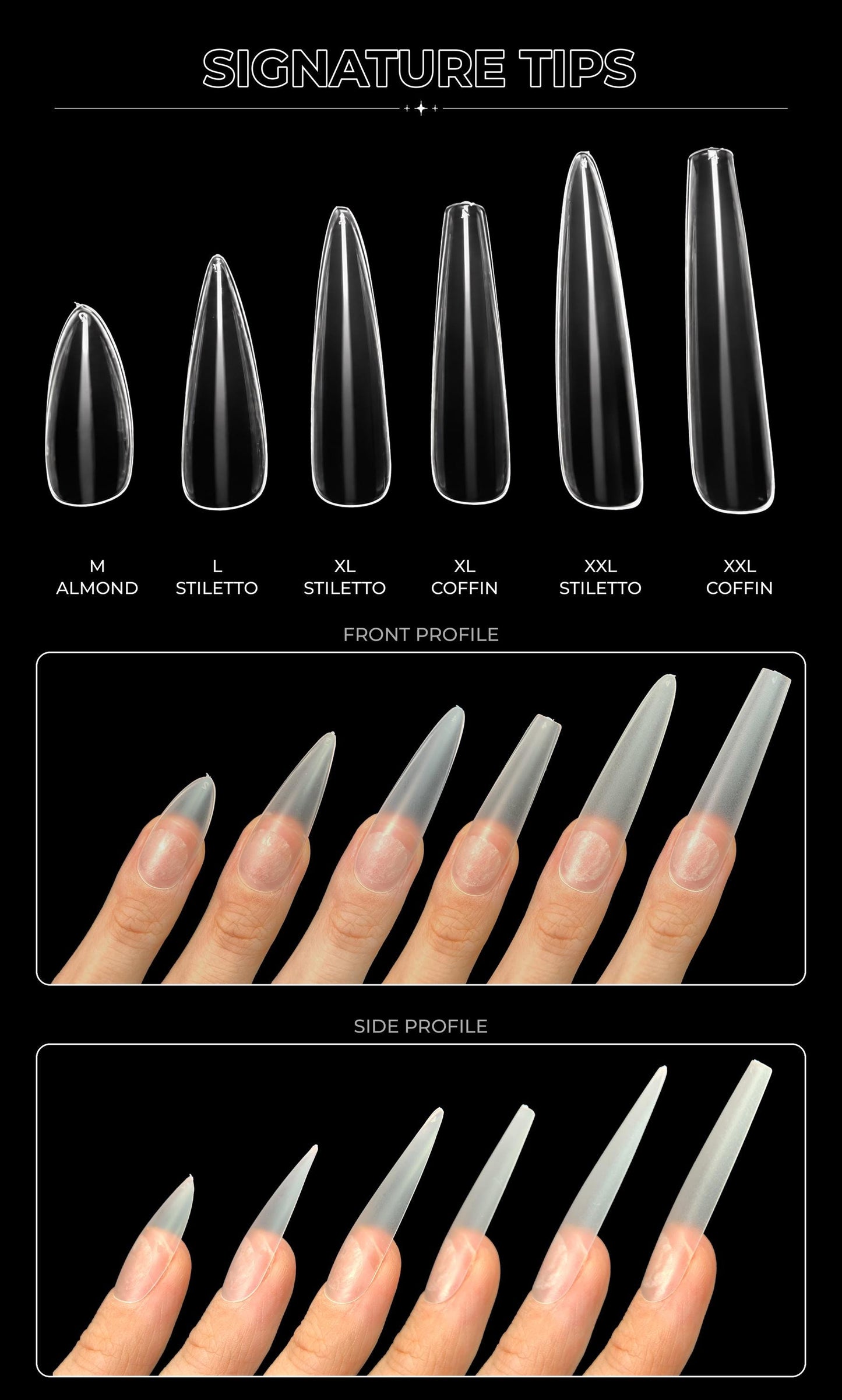 Obsidian Rose Press-on Nails