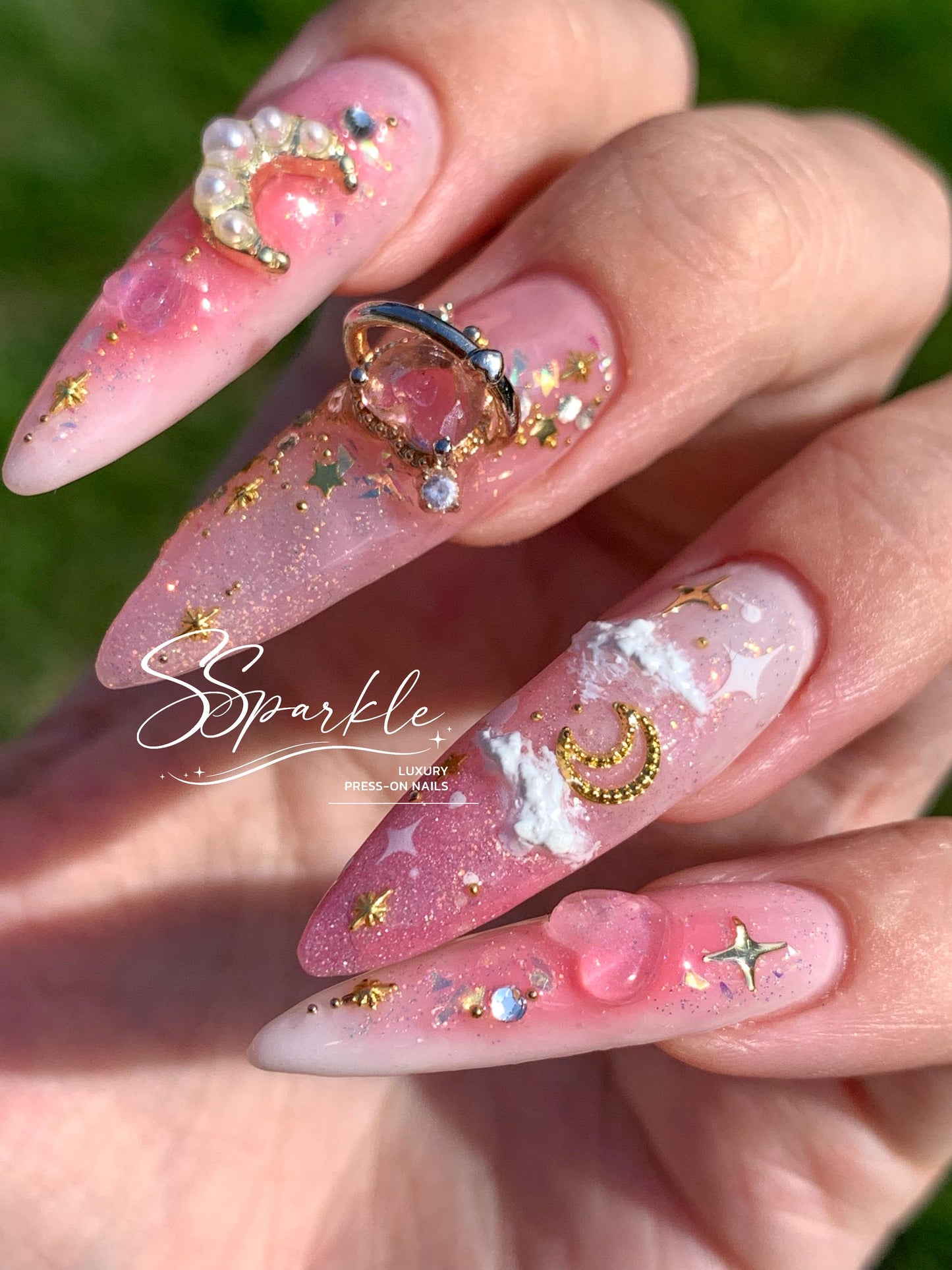 Pink Cloud Press-on Nails