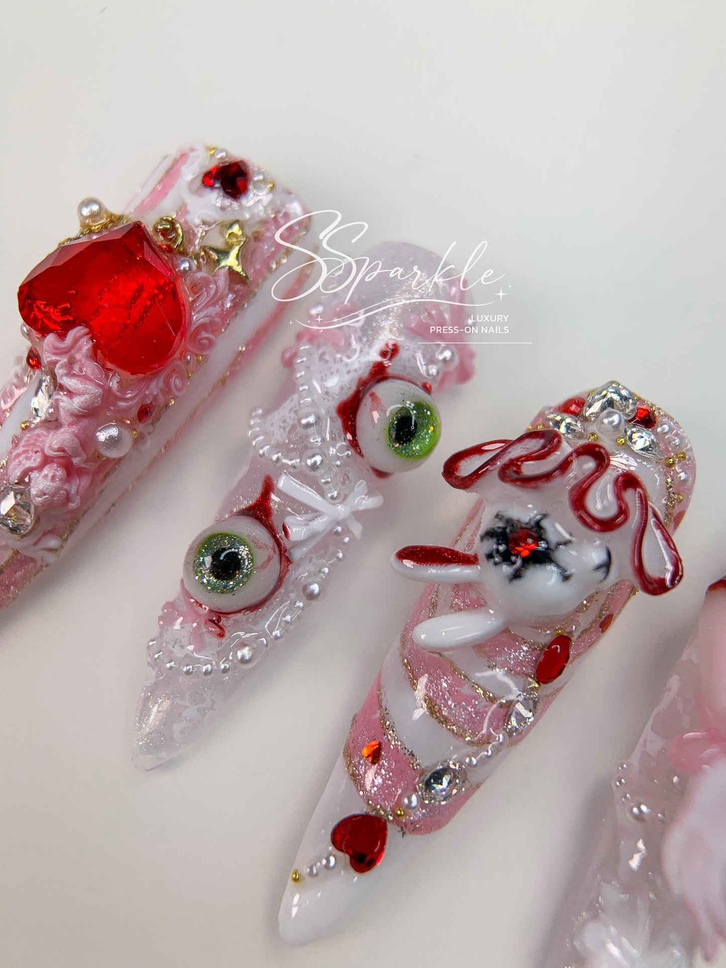 Sweet Scar | Mizi Sua Zombie Stage Inspired Nail Art