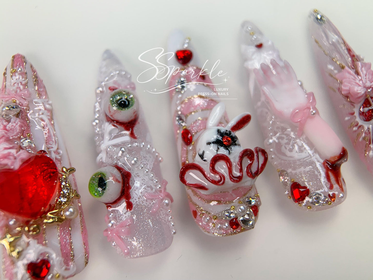 Sweet Scar | Mizi Sua Zombie Stage Inspired Nail Art
