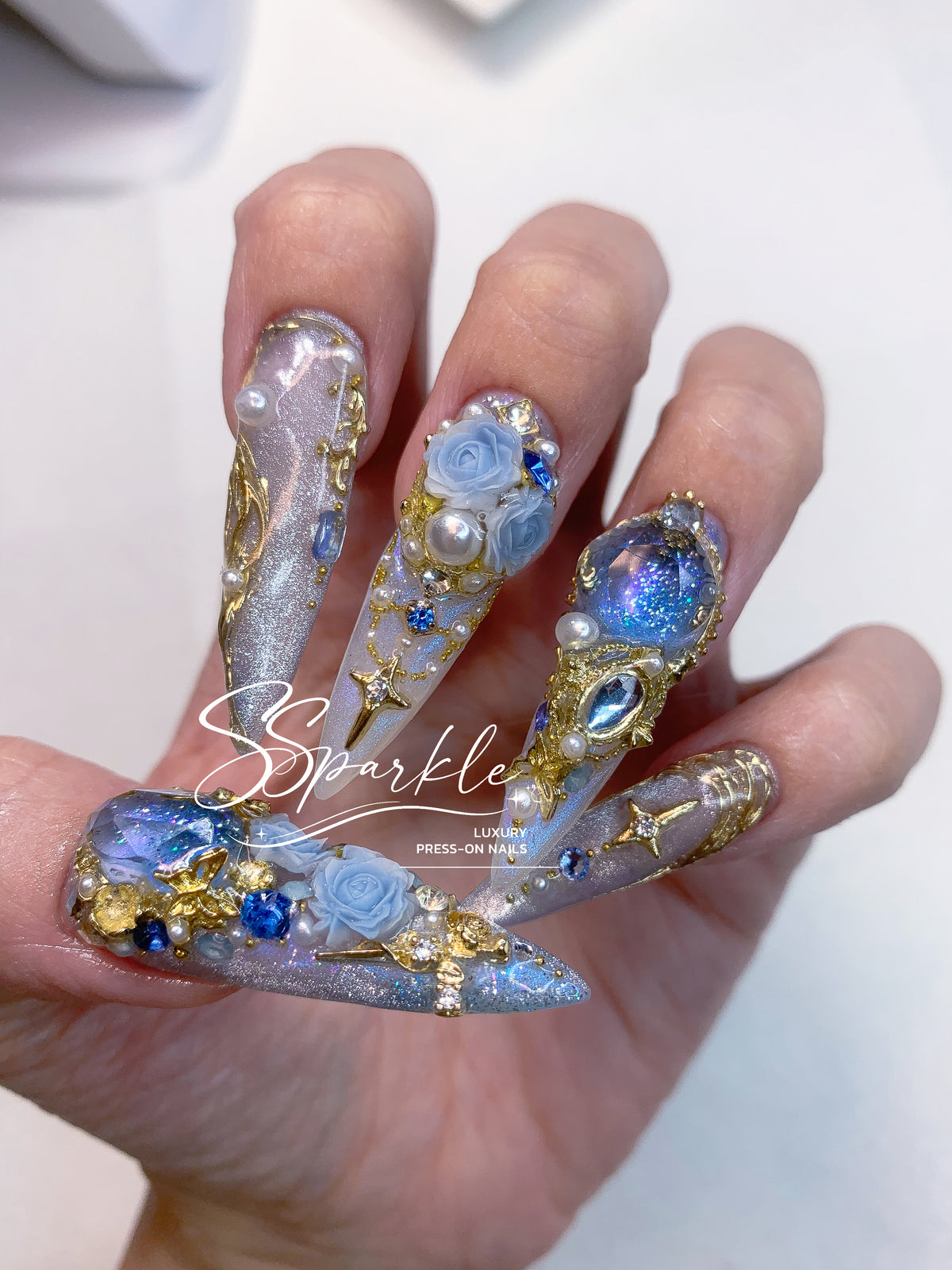 Midnight Rendezvous Press-on Nails