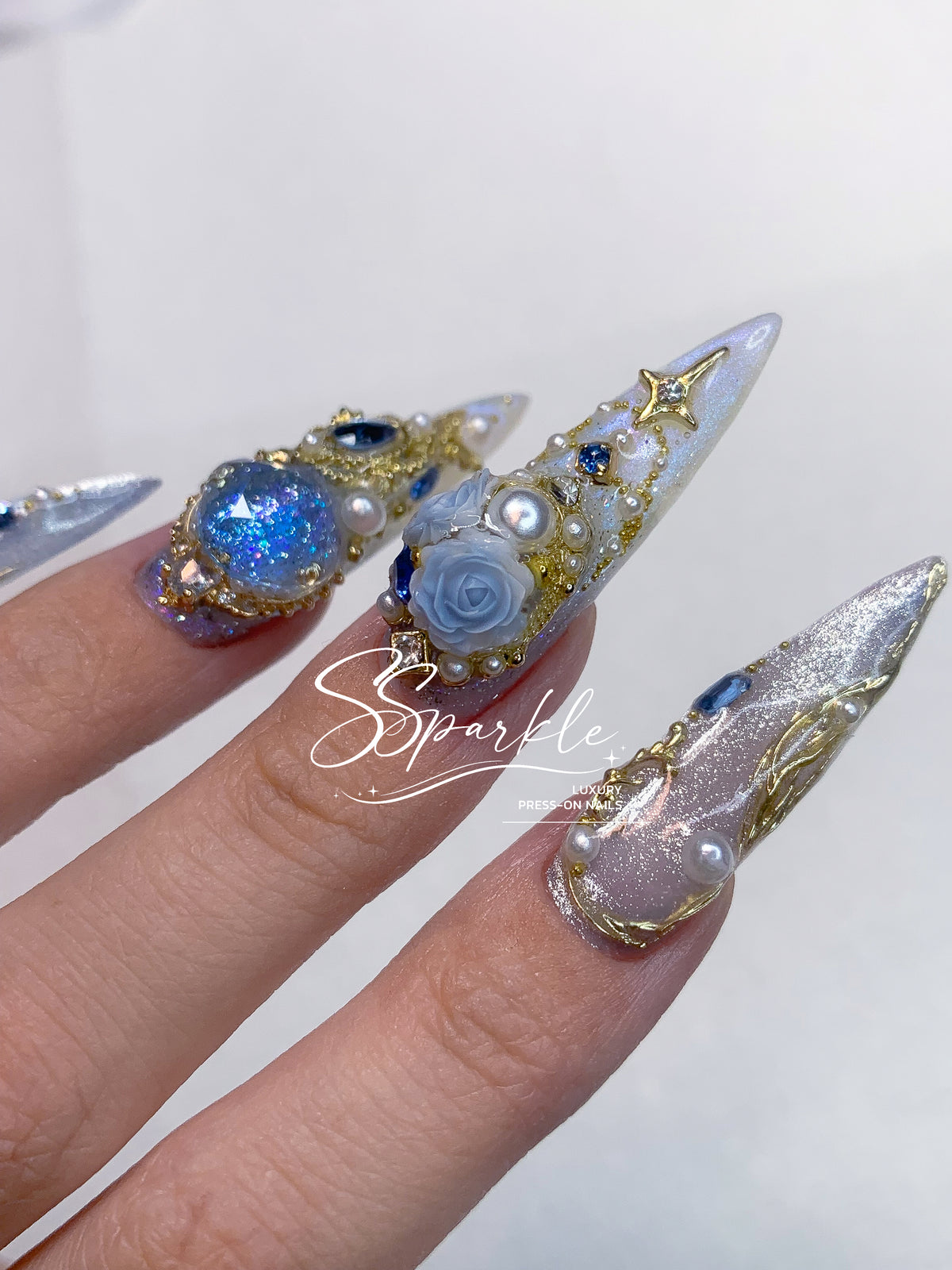 Midnight Rendezvous Press-on Nails