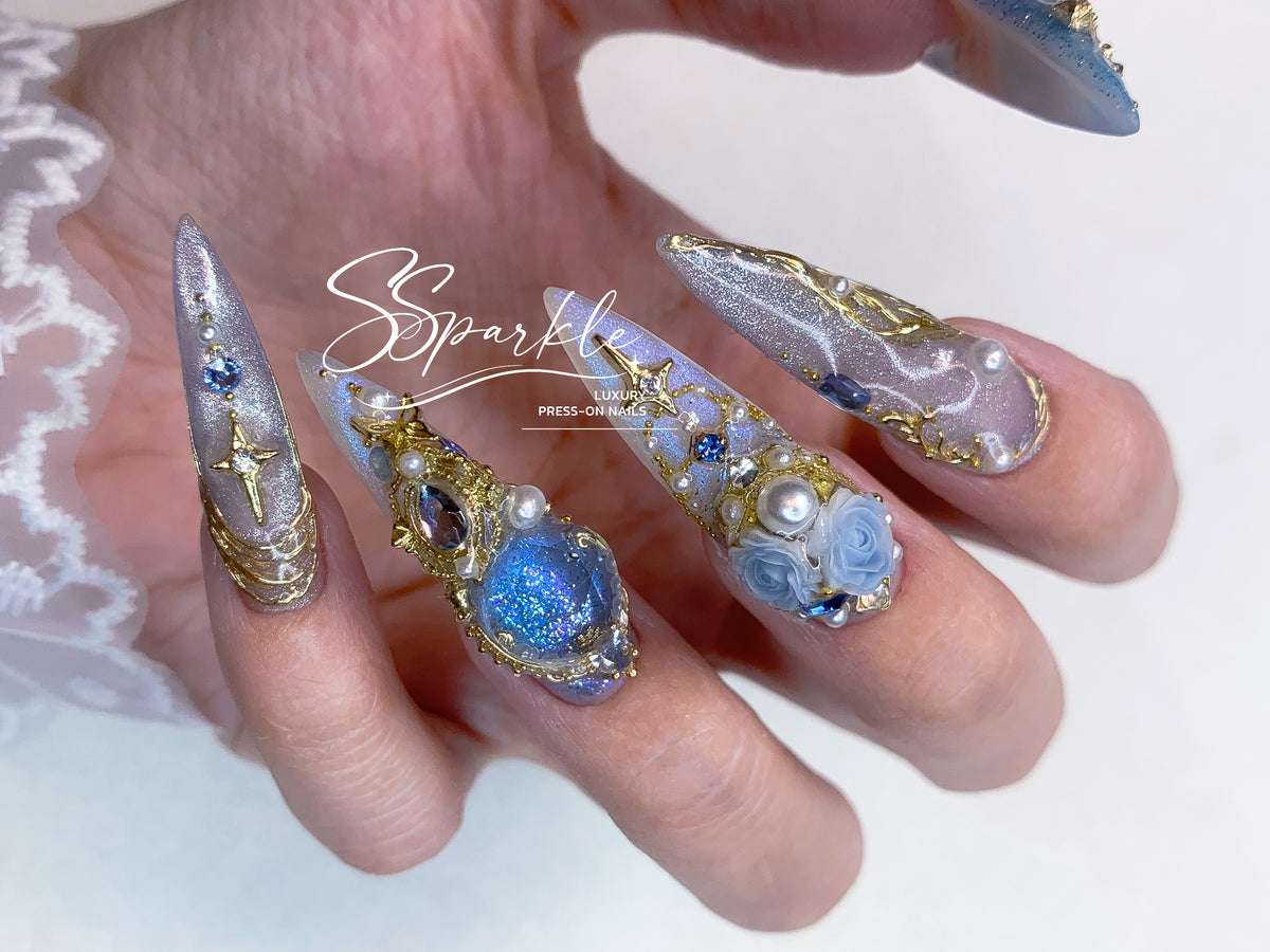 Midnight Rendezvous Press-on Nails