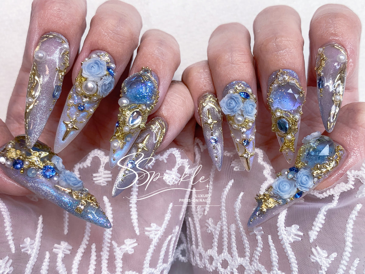Midnight Rendezvous Press-on Nails