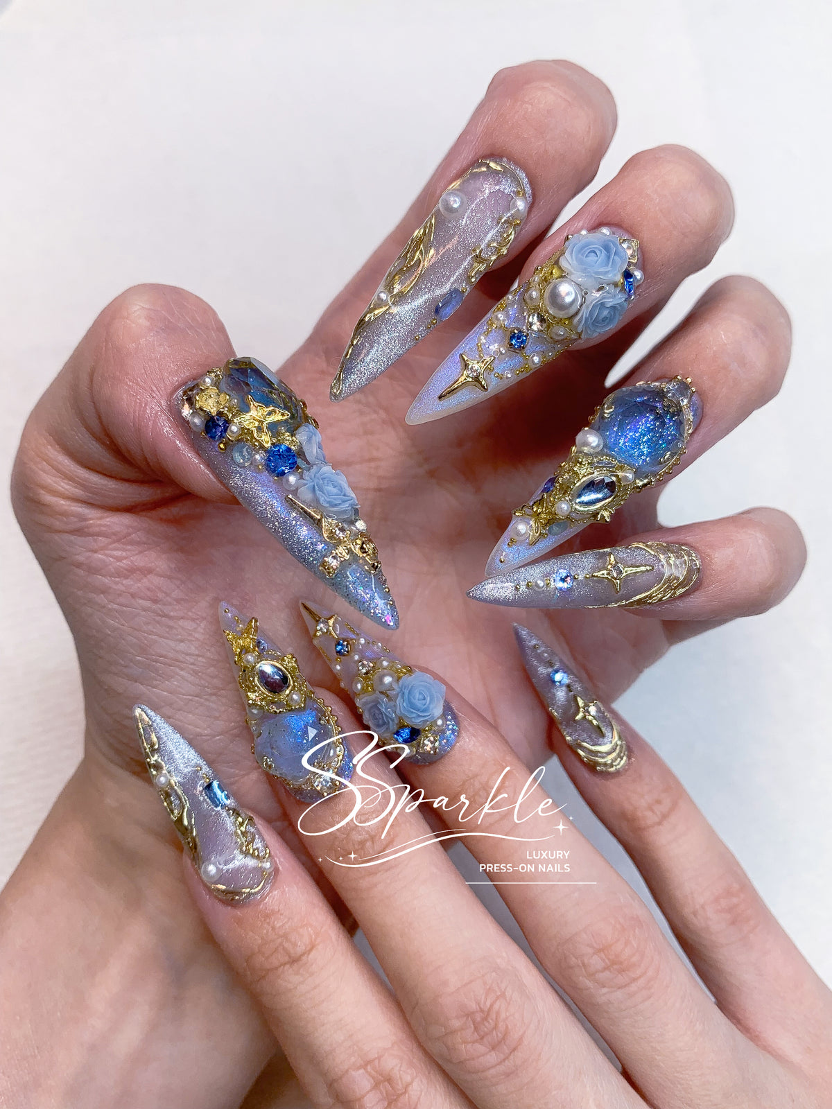 Midnight Rendezvous Press-on Nails