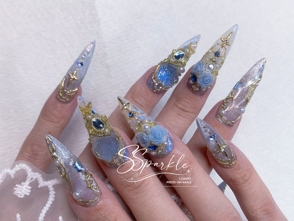 Midnight Rendezvous Press-on Nails