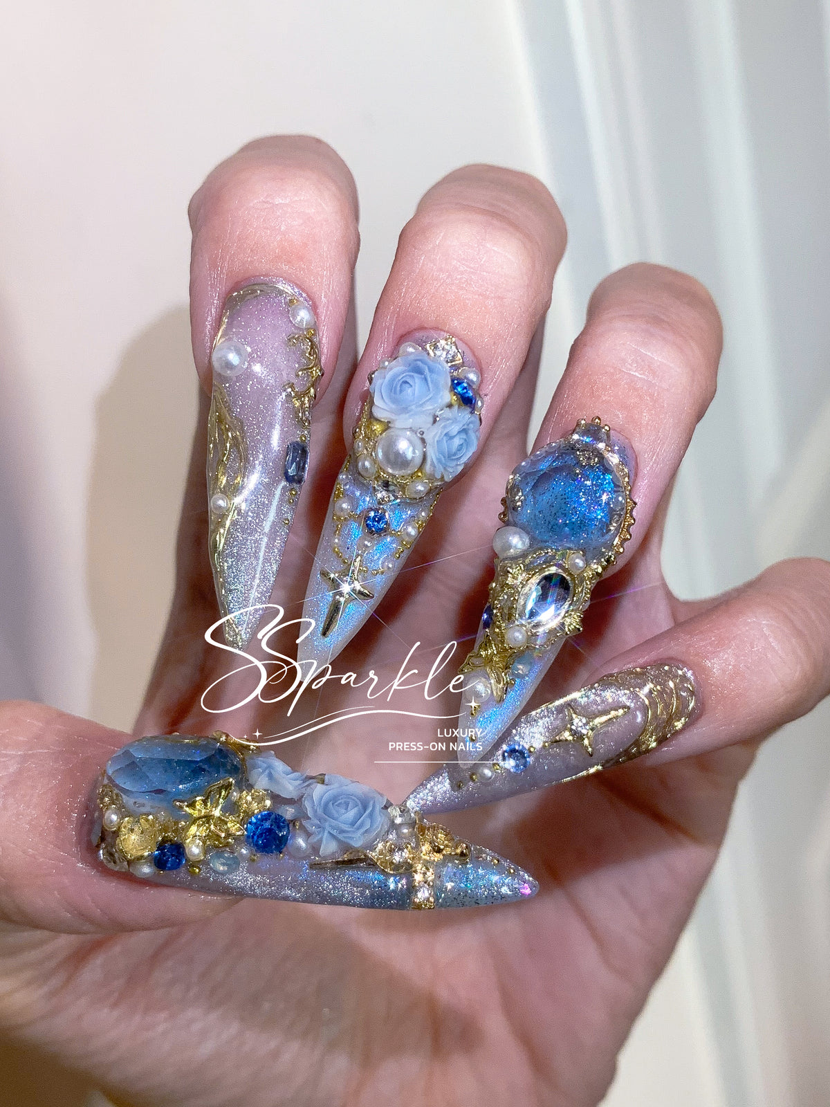 Midnight Rendezvous Press-on Nails