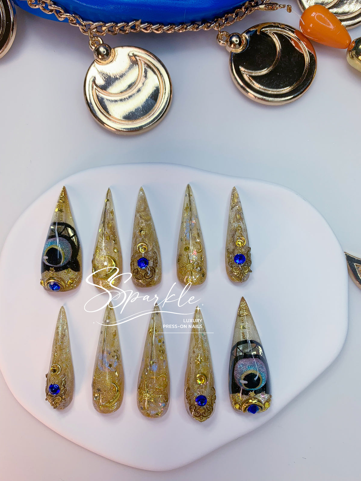 Whimsy After Dark | Cipher Honkai: Star Rail Inspired Claw Press-on Nail