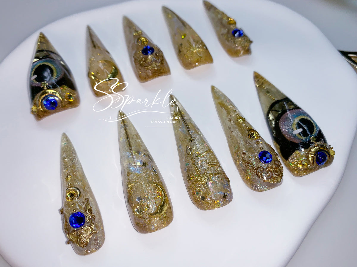 Whimsy After Dark | Cipher Honkai: Star Rail Inspired Claw Press-on Nail