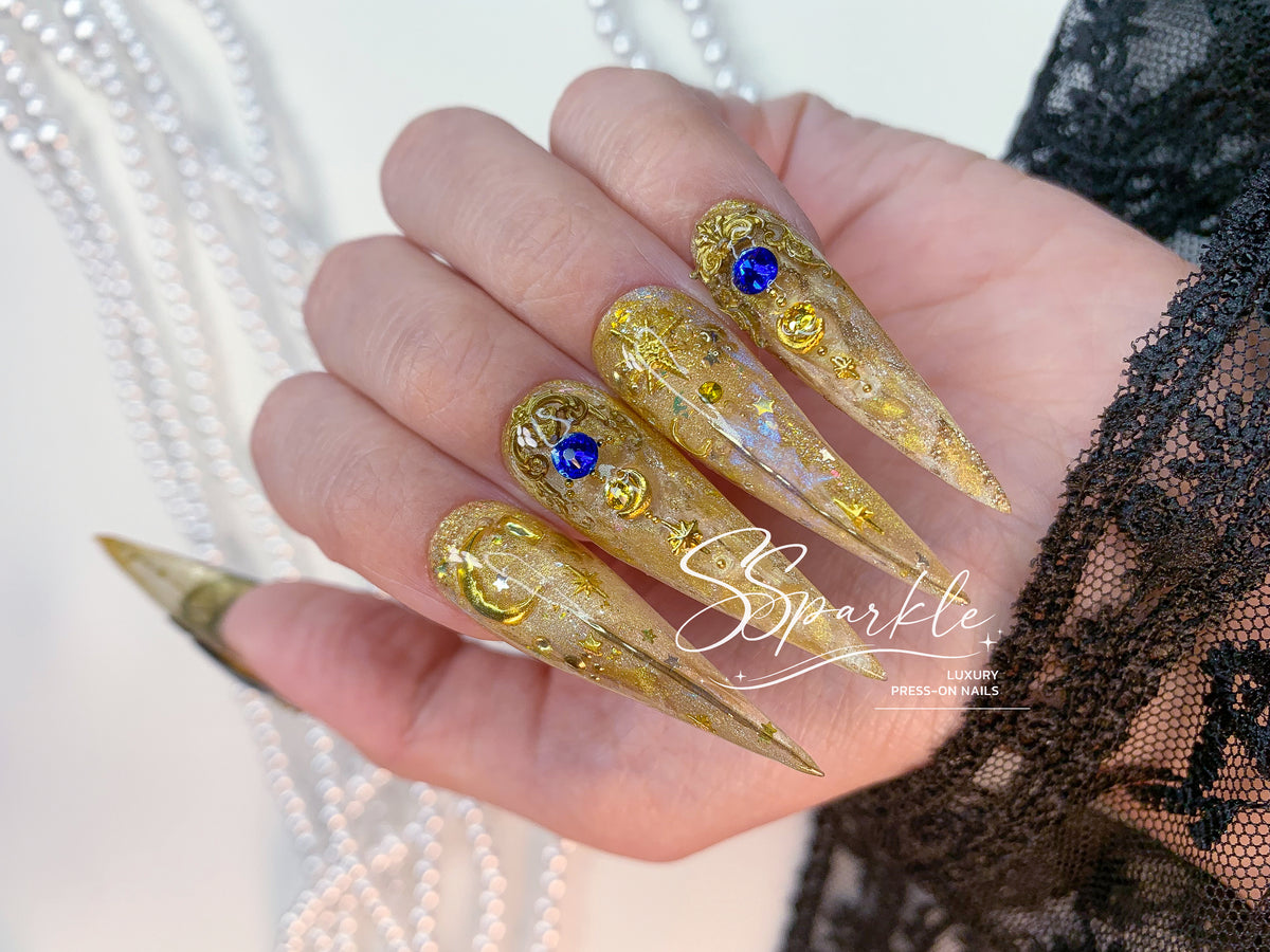 Whimsy After Dark | Cipher Honkai: Star Rail Inspired Claw Press-on Nail