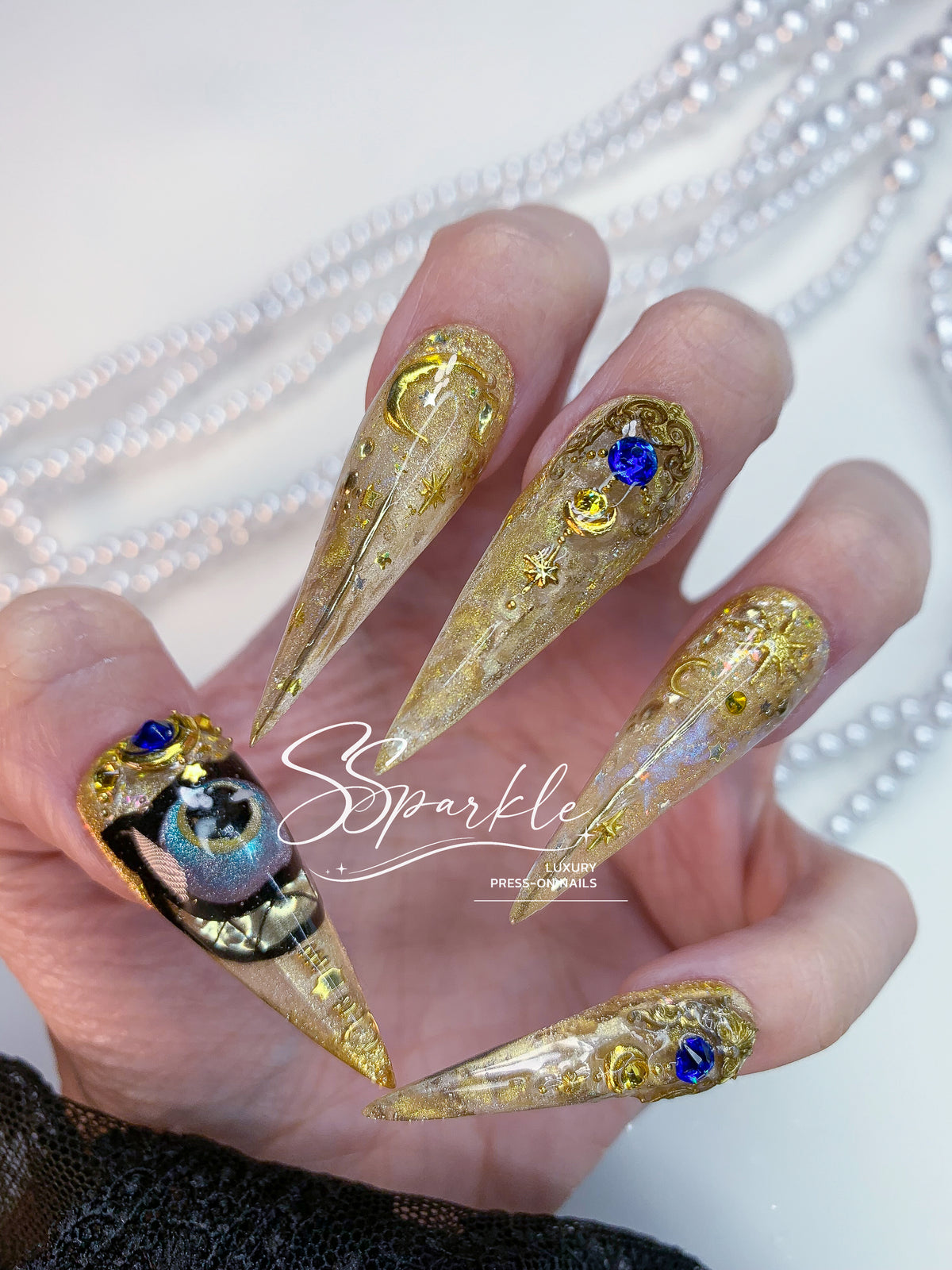Whimsy After Dark | Cipher Honkai: Star Rail Inspired Claw Press-on Nail
