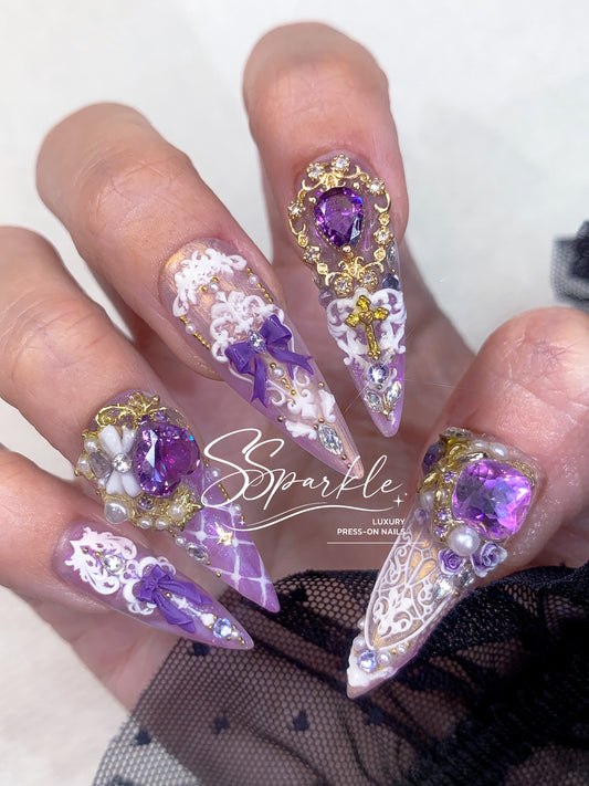 Baroque Serenade Press-on Nails
