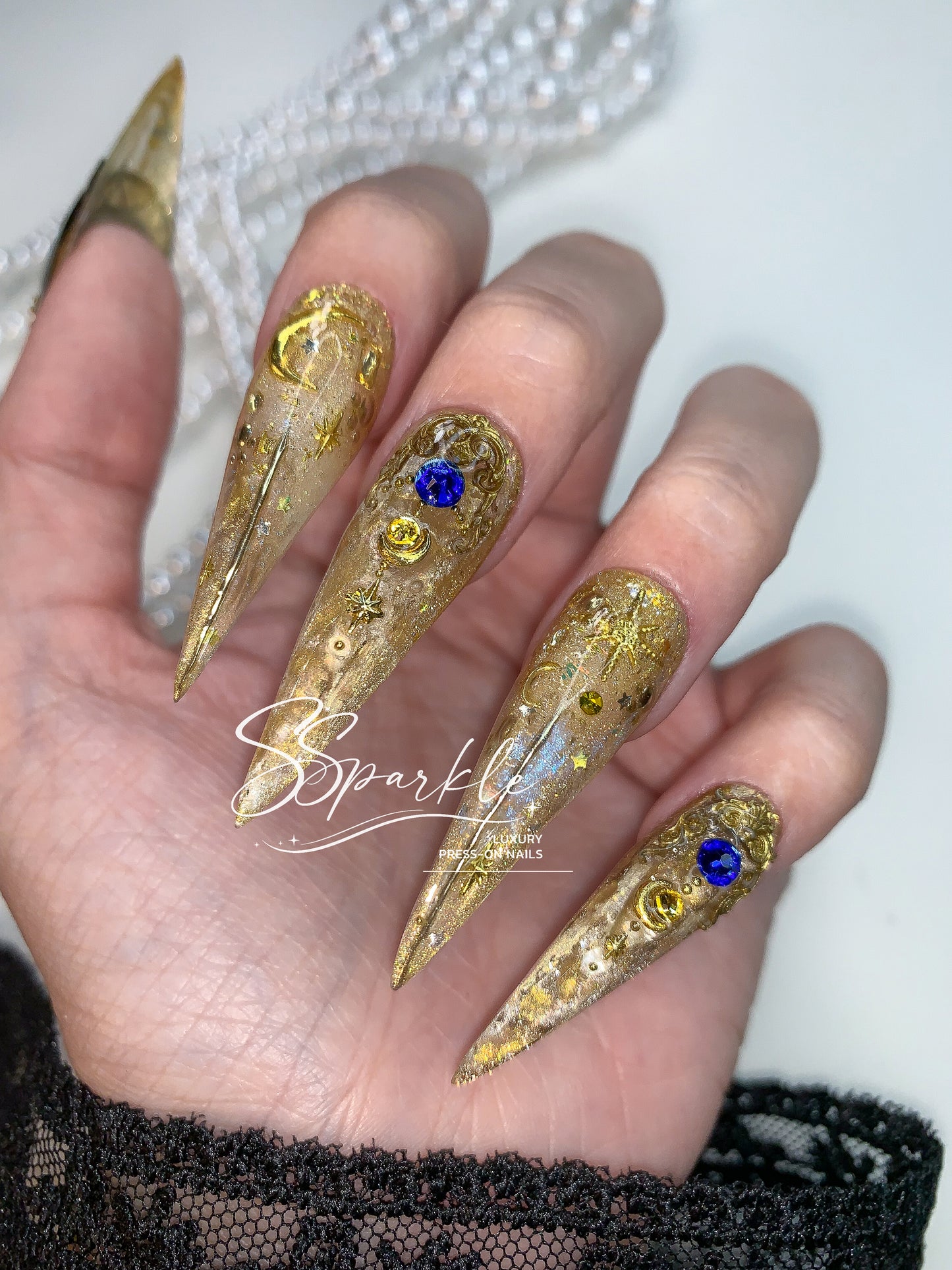 Whimsy After Dark | Cipher Honkai: Star Rail Inspired Claw Press-on Nail