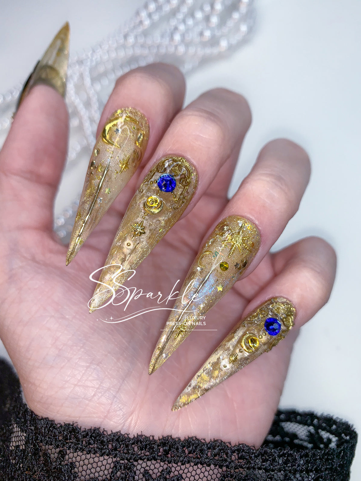 Whimsy After Dark | Cipher Honkai: Star Rail Inspired Claw Press-on Nail