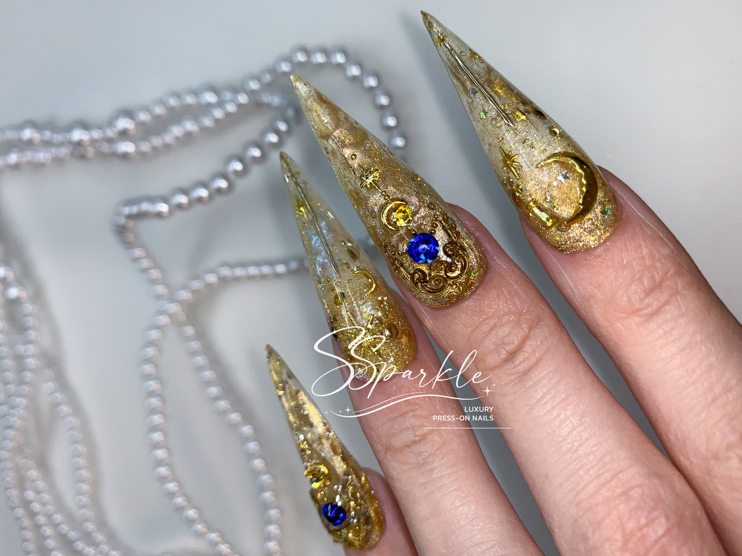 Whimsy After Dark | Cipher Honkai: Star Rail Inspired Claw Press-on Nail