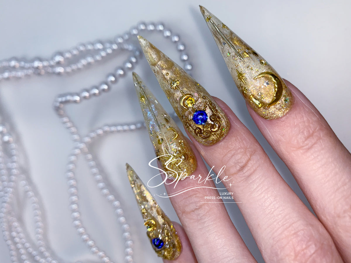 Whimsy After Dark | Cipher Honkai: Star Rail Inspired Claw Press-on Nail