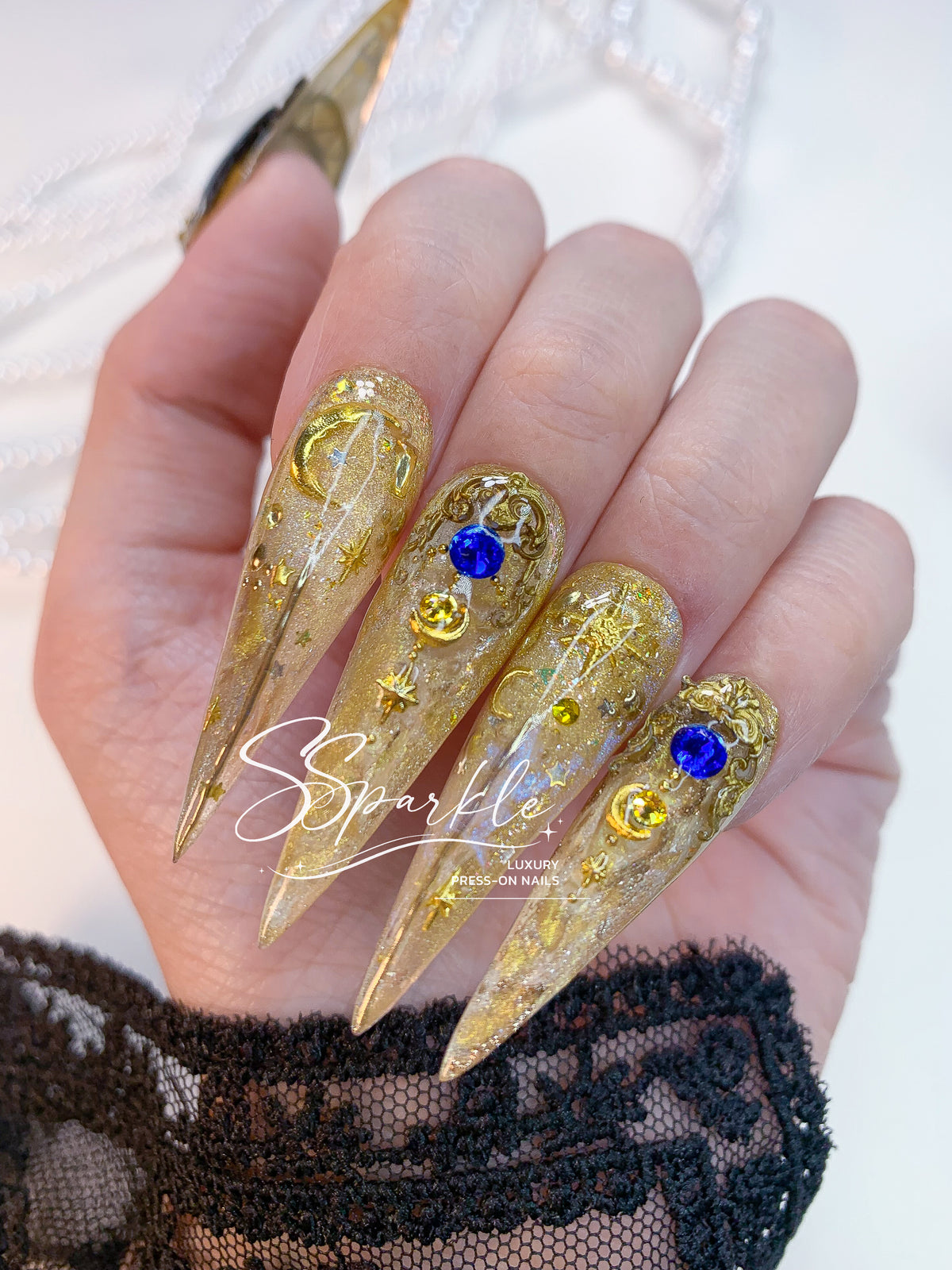 Whimsy After Dark | Cipher Honkai: Star Rail Inspired Claw Press-on Nail
