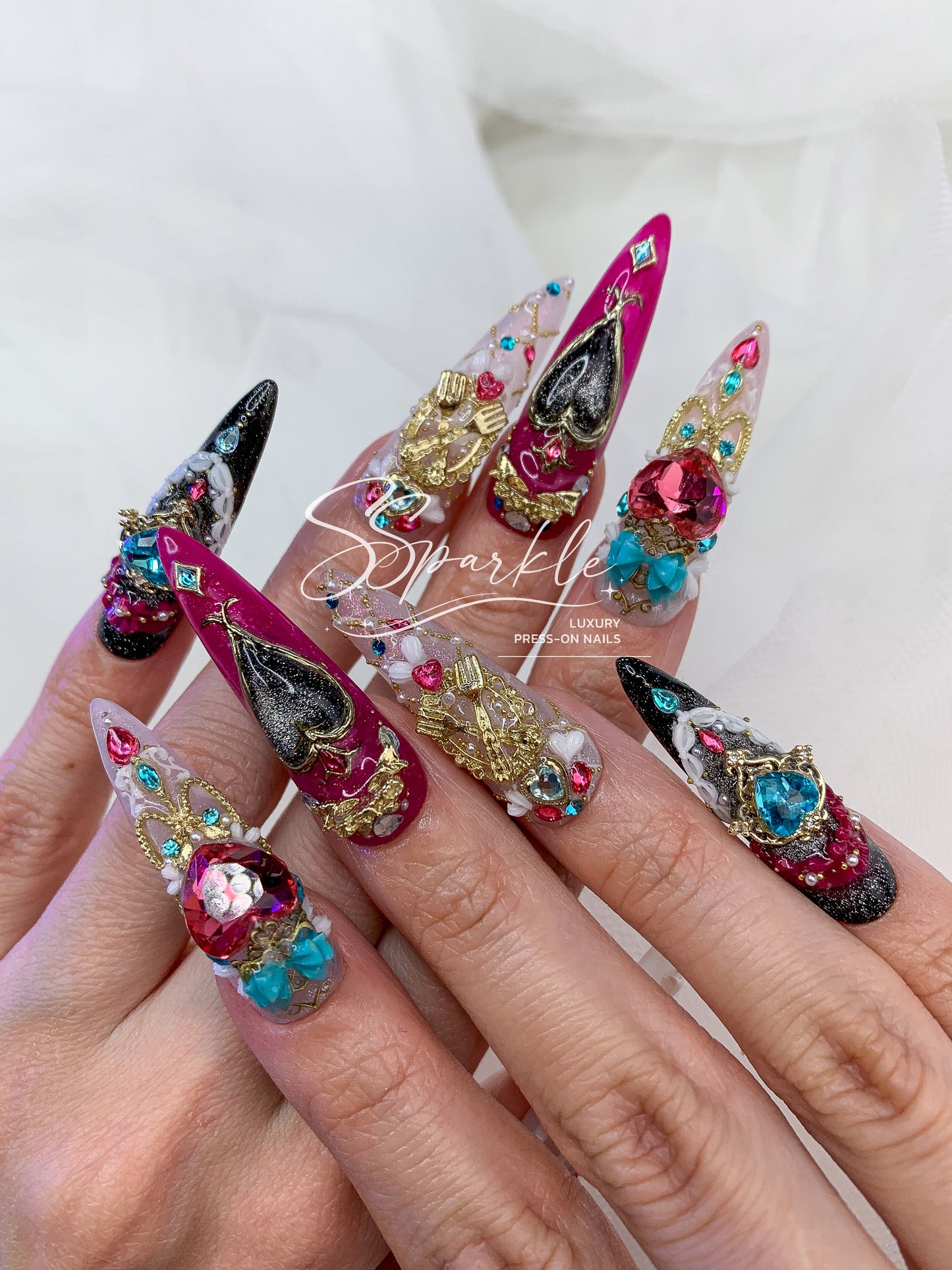 Tasteful Excellence | Escoffier Genshin Impact Inspired Press-on Nails
