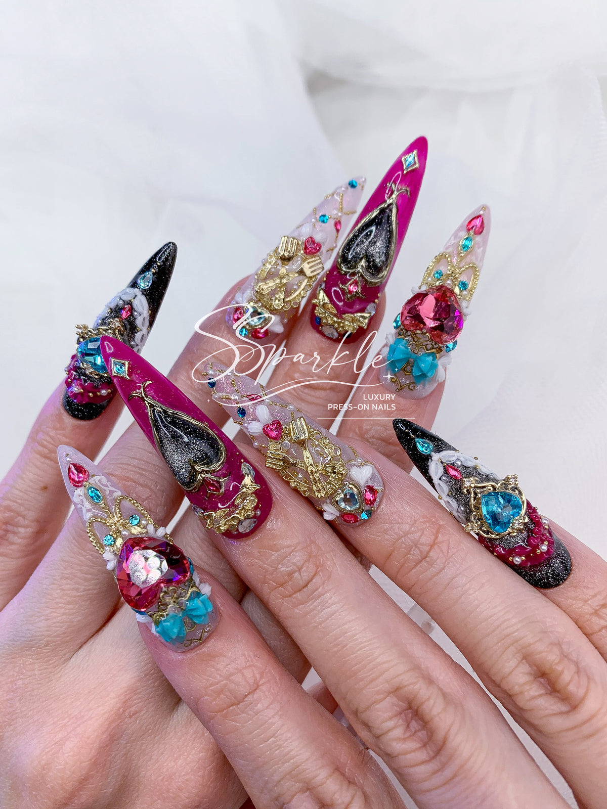 Tasteful Excellence | Escoffier Genshin Impact Inspired Press-on Nails