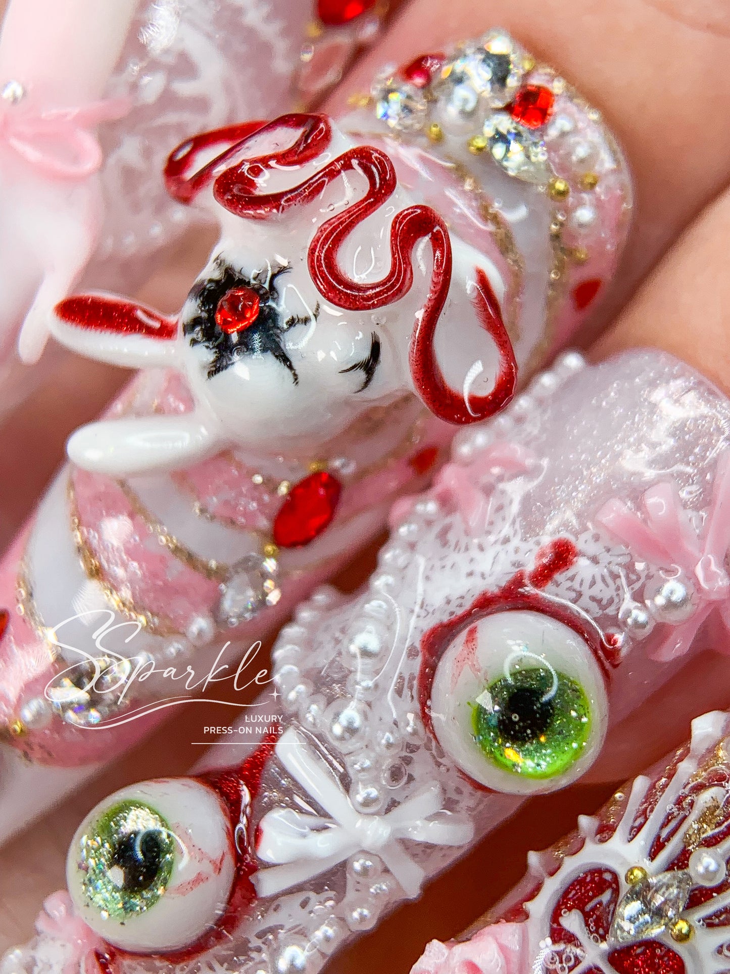 Sweet Scar | Mizi Sua Zombie Stage Inspired Nail Art