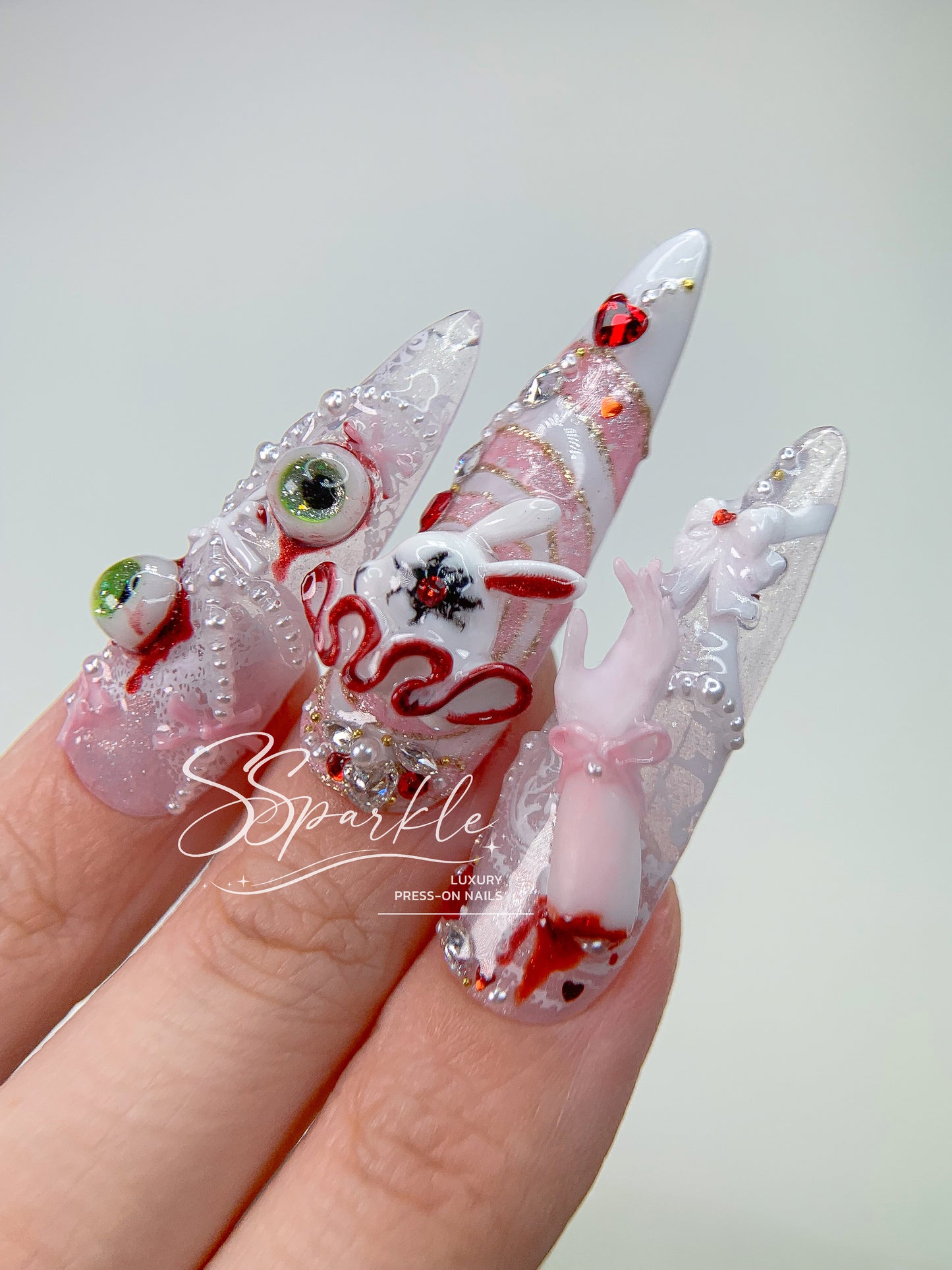 Sweet Scar | Mizi Sua Zombie Stage Inspired Nail Art