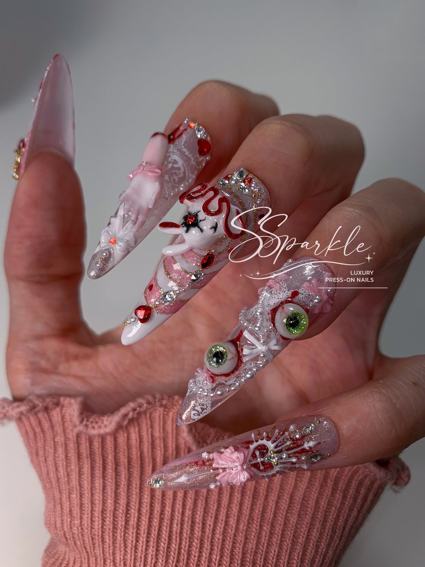 Sweet Scar | Mizi Sua Zombie Stage Inspired Nail Art
