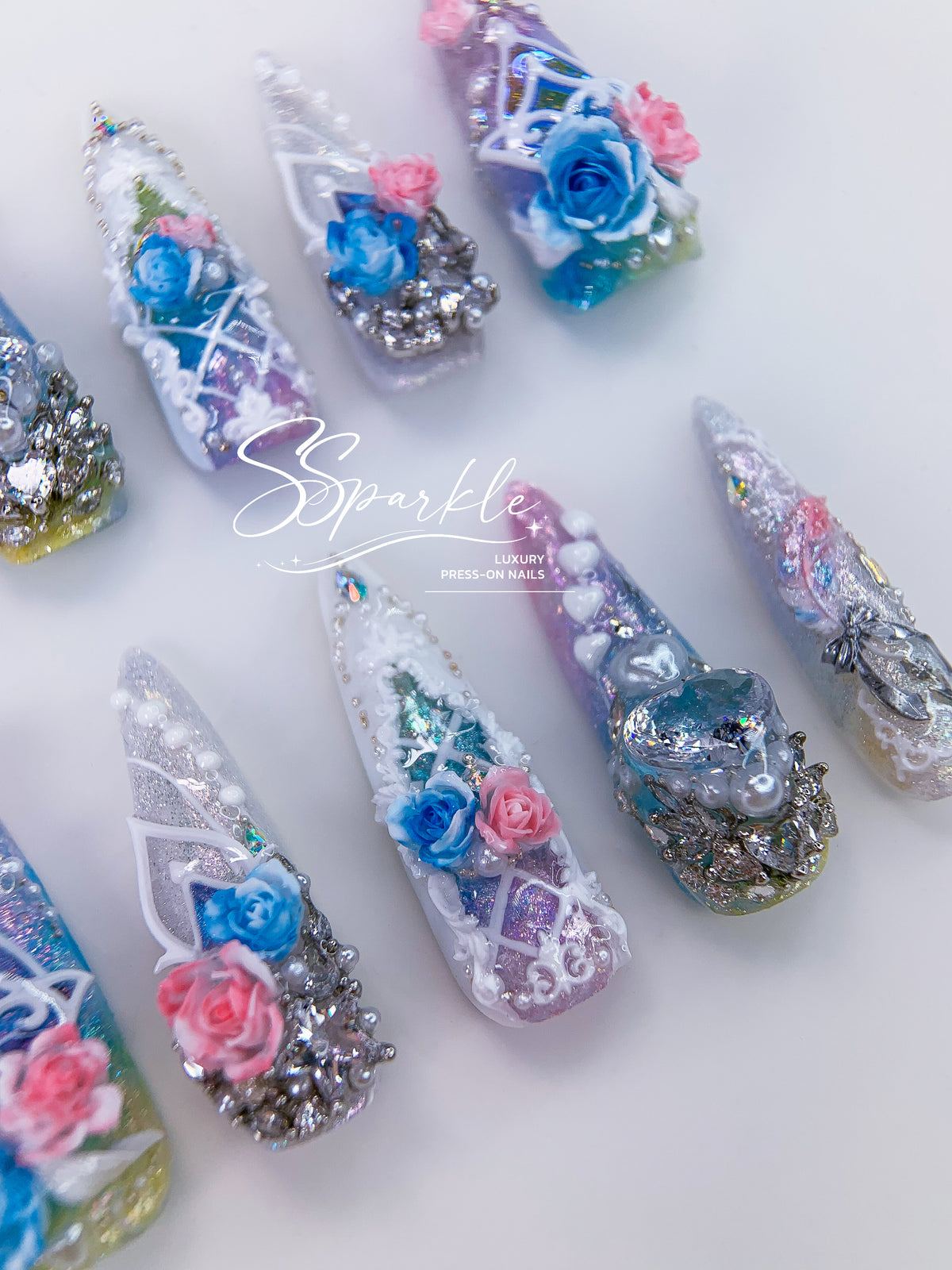 [Pre-order] This Love, Forever | Cyrene Honkai: Star Rail Inspired Press-on Nails