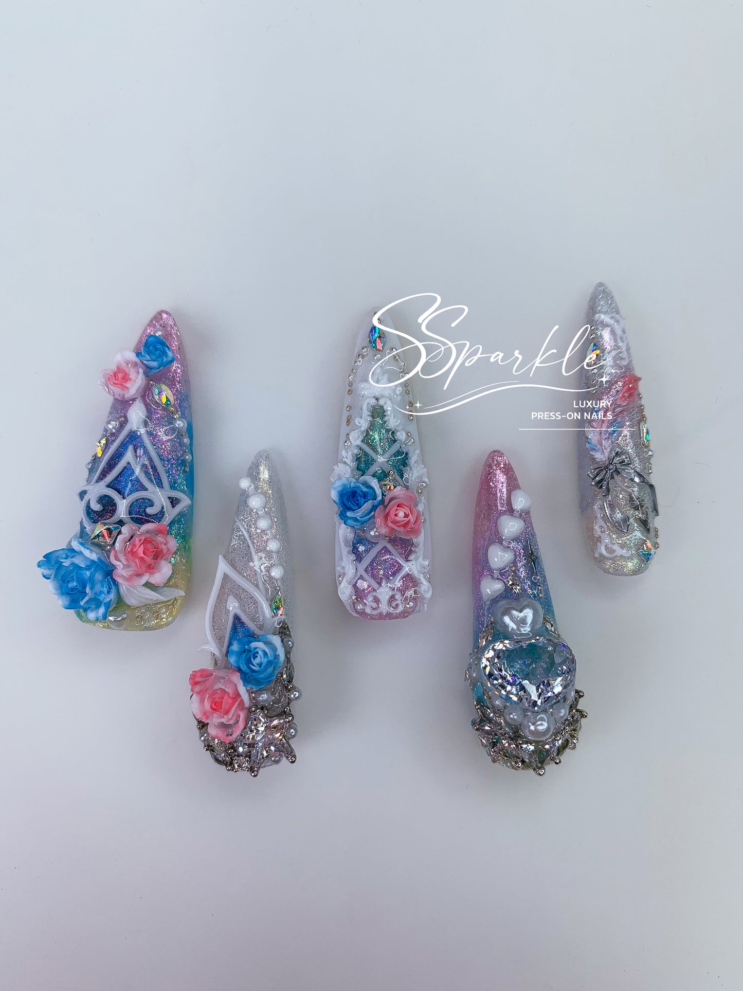 [Pre-order] This Love, Forever | Cyrene Honkai: Star Rail Inspired Press-on Nails