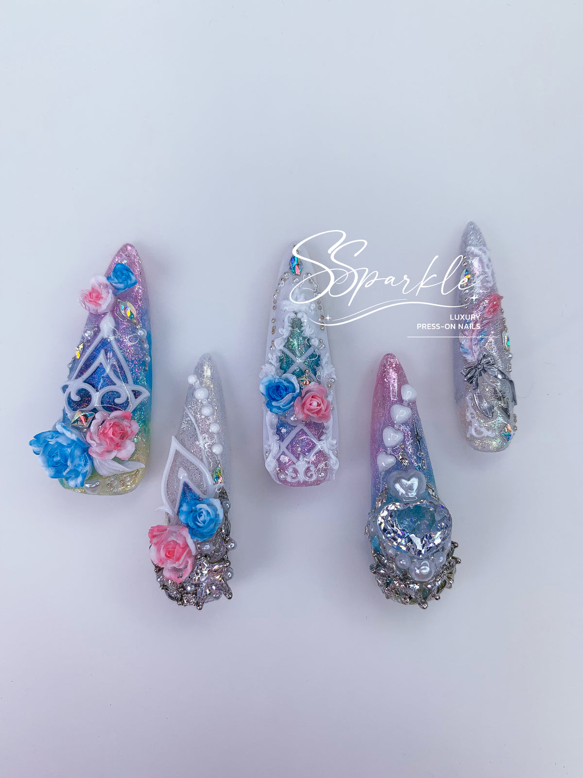 [Pre-order] This Love, Forever | Cyrene Honkai: Star Rail Inspired Press-on Nails