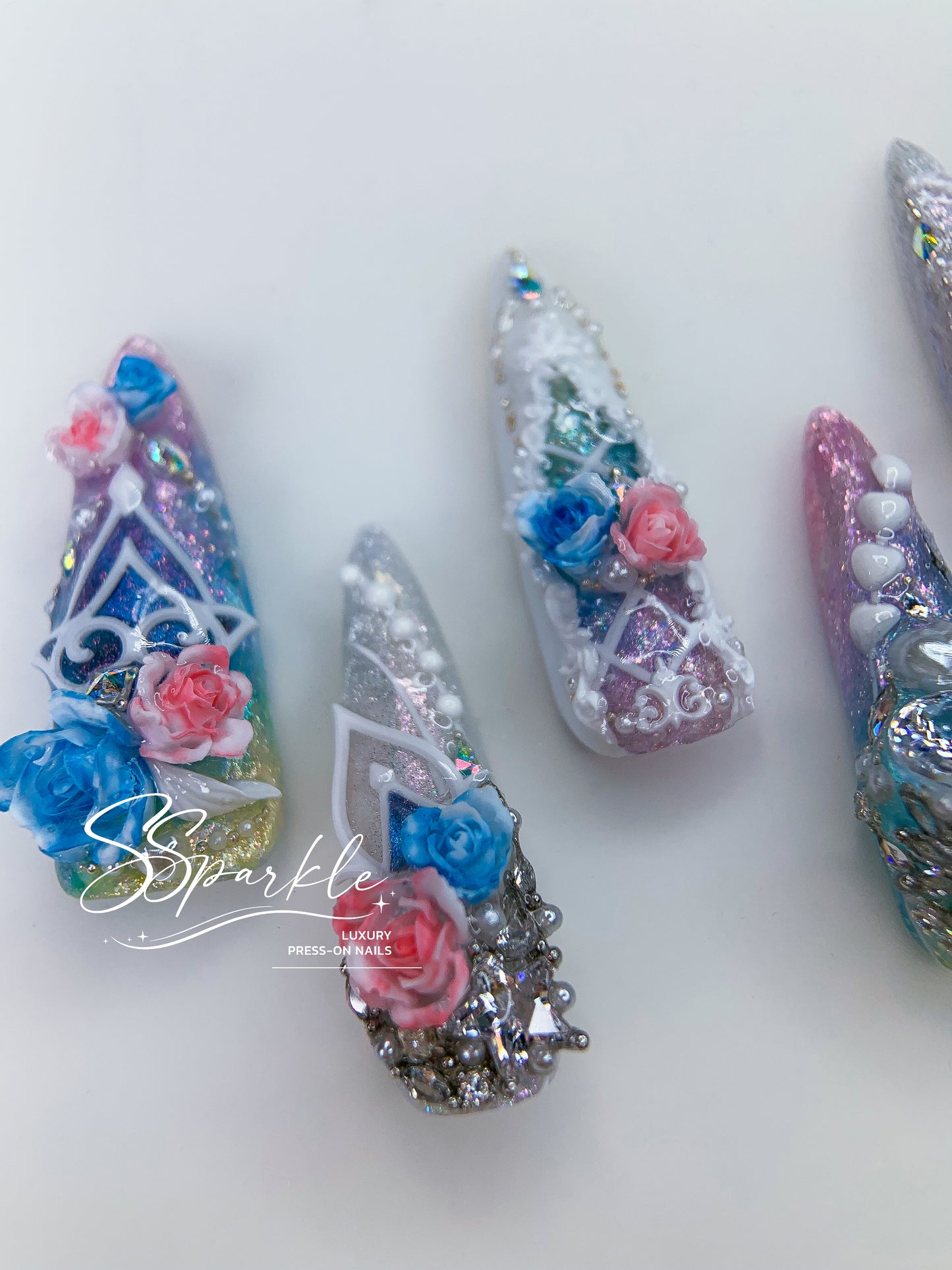 [Pre-order] This Love, Forever | Cyrene Honkai: Star Rail Inspired Press-on Nails