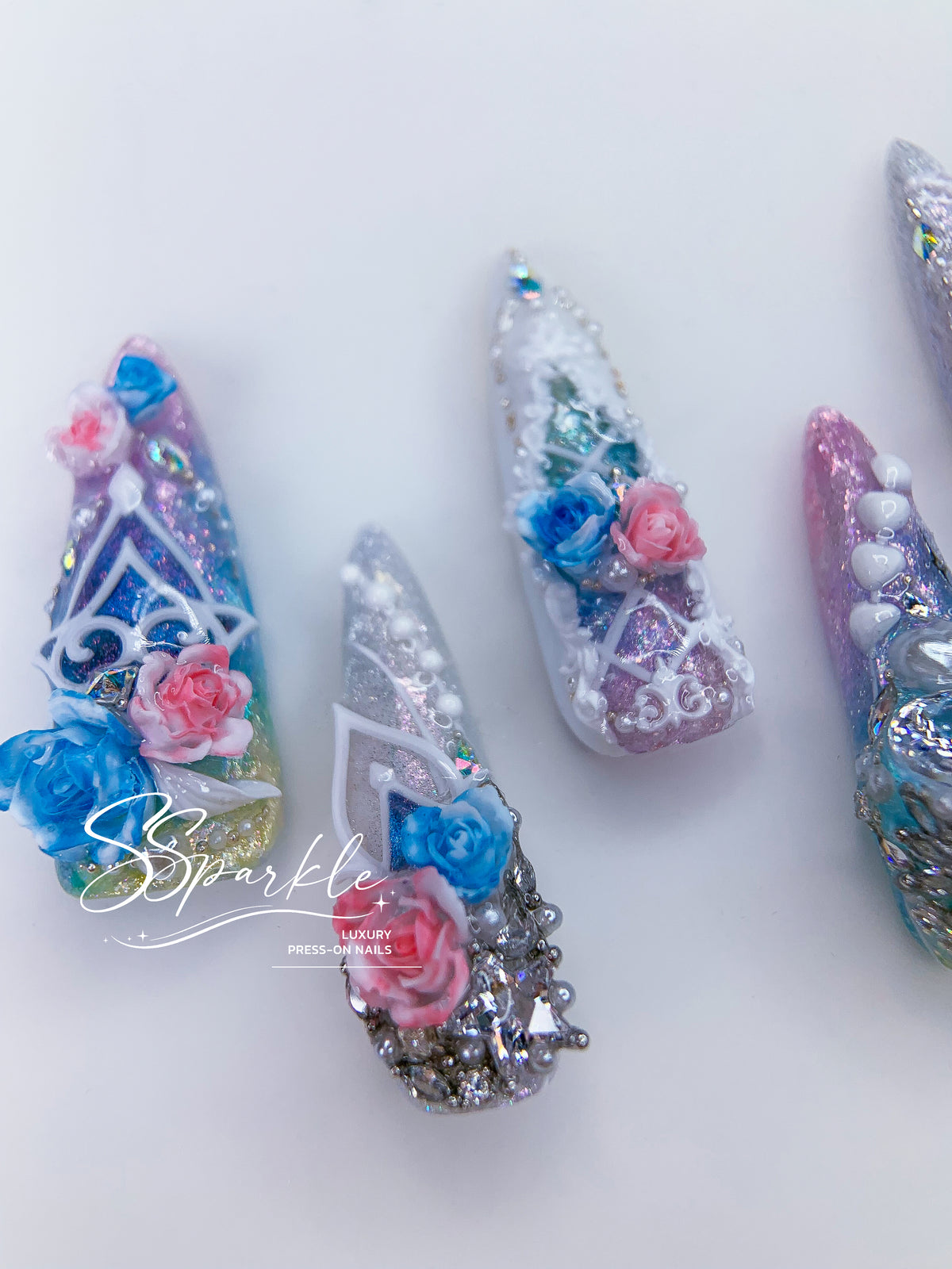 [Pre-order] This Love, Forever | Cyrene Honkai: Star Rail Inspired Press-on Nails