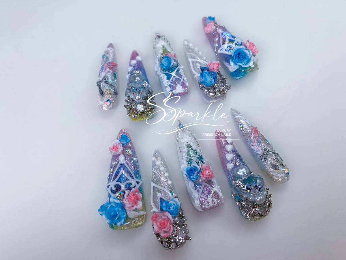 [Pre-order] This Love, Forever | Cyrene Honkai: Star Rail Inspired Press-on Nails