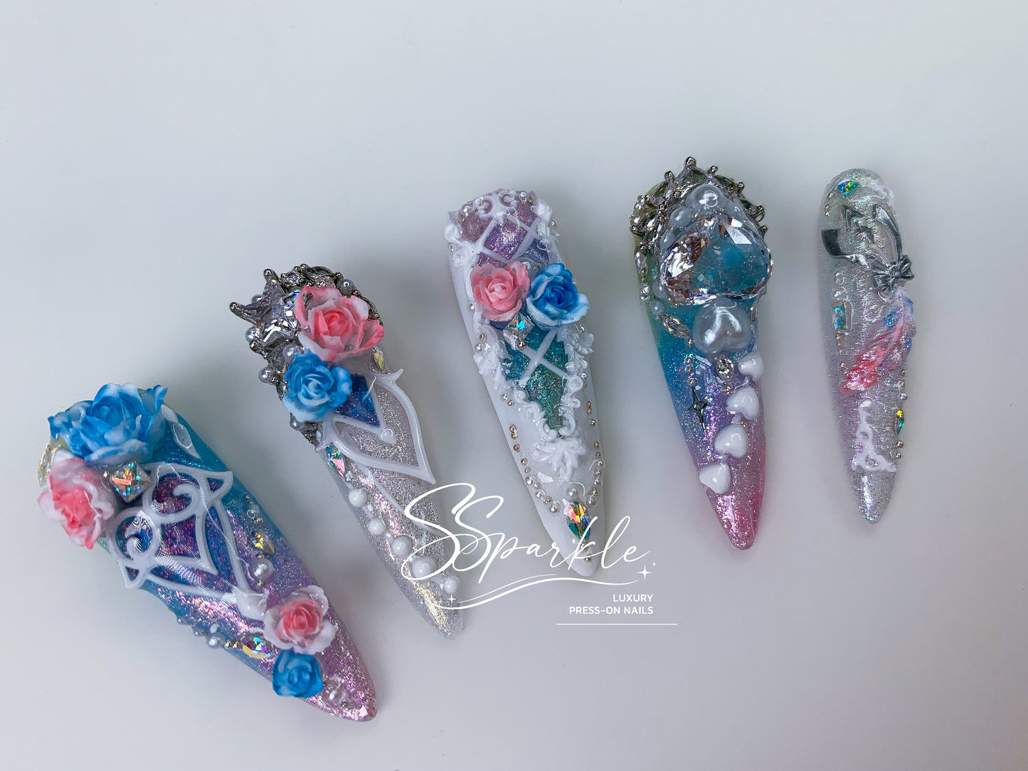 [Pre-order] This Love, Forever | Cyrene Honkai: Star Rail Inspired Press-on Nails
