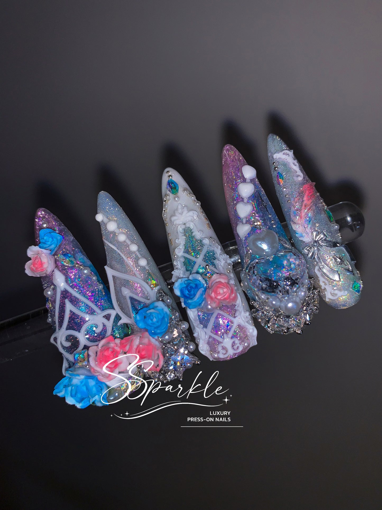 [Pre-order] This Love, Forever | Cyrene Honkai: Star Rail Inspired Press-on Nails