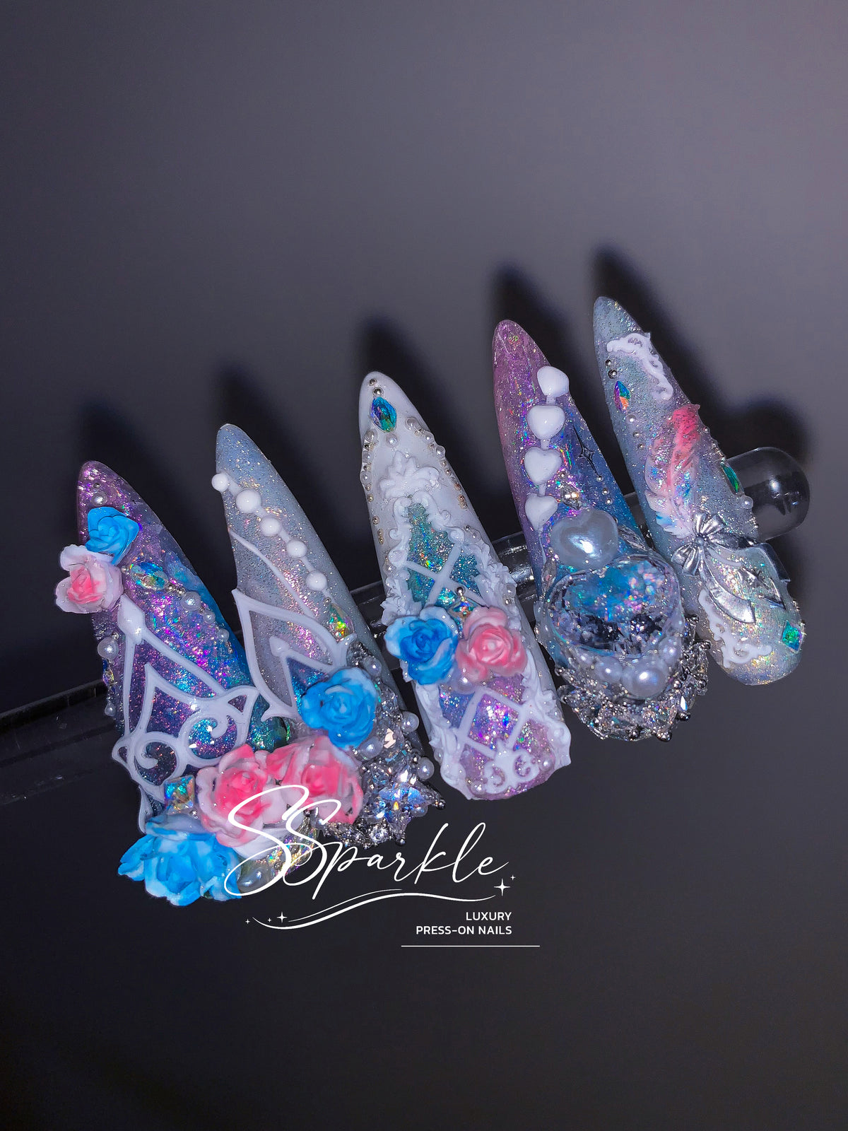 [Pre-order] This Love, Forever | Cyrene Honkai: Star Rail Inspired Press-on Nails