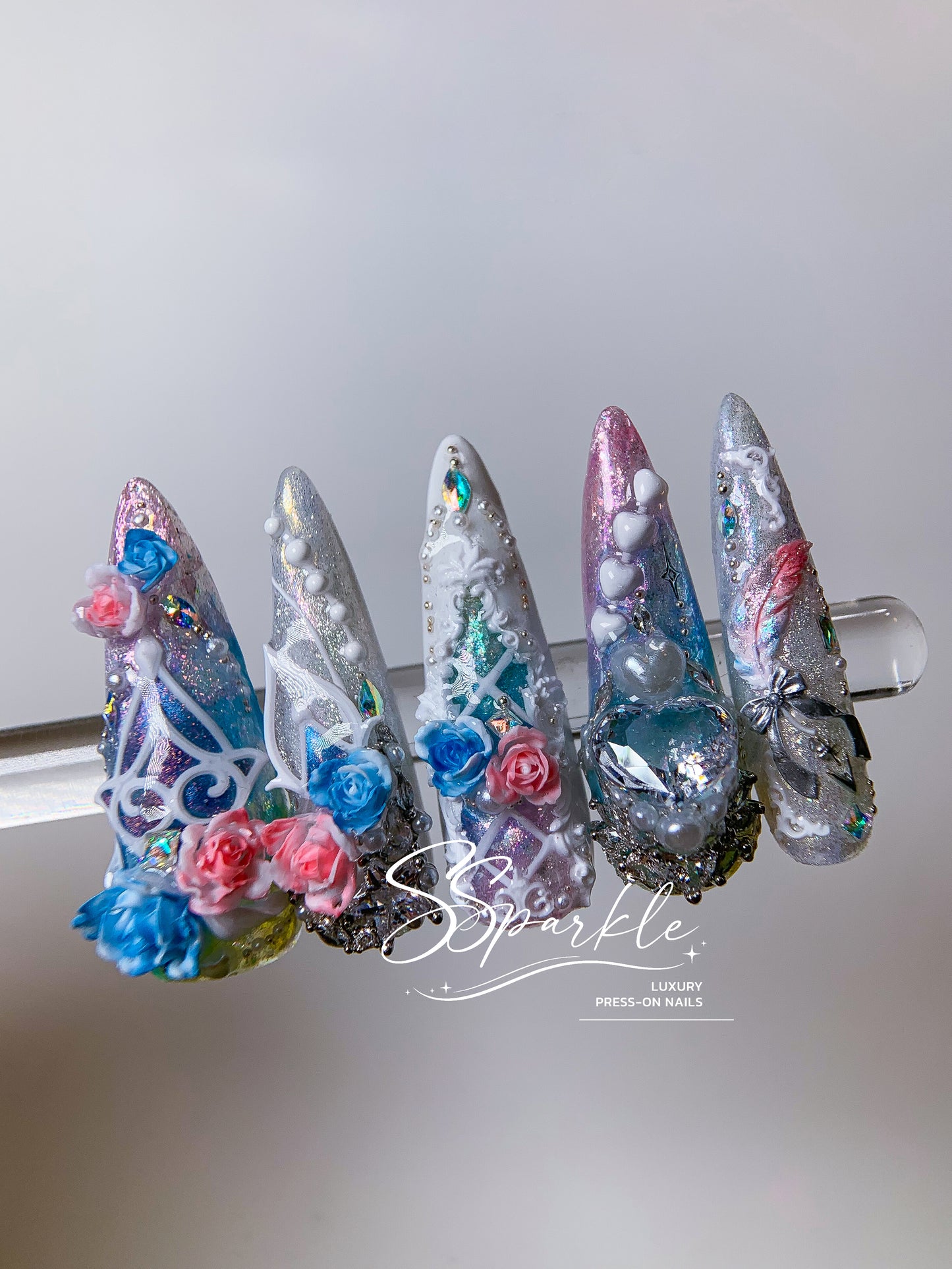 [Pre-order] This Love, Forever | Cyrene Honkai: Star Rail Inspired Press-on Nails
