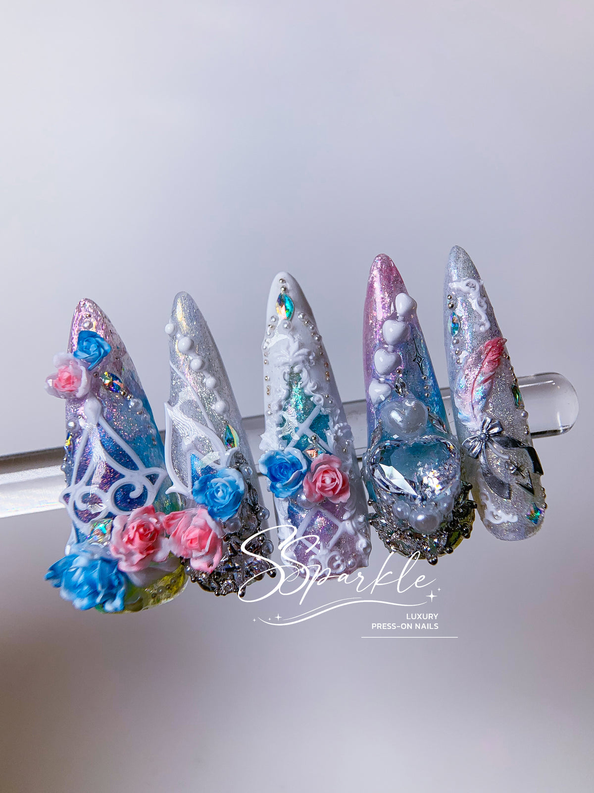 [Pre-order] This Love, Forever | Cyrene Honkai: Star Rail Inspired Press-on Nails