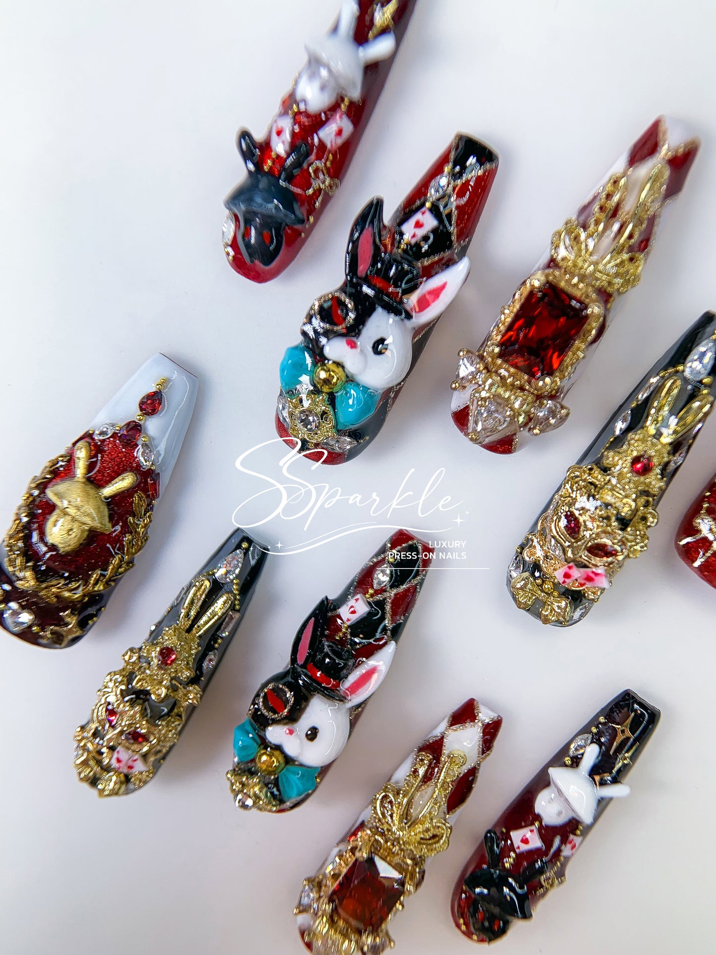 [Pre-order] Fool Me Twice | Sparxie Honkai: Star Rail Inspired Press-on Nails