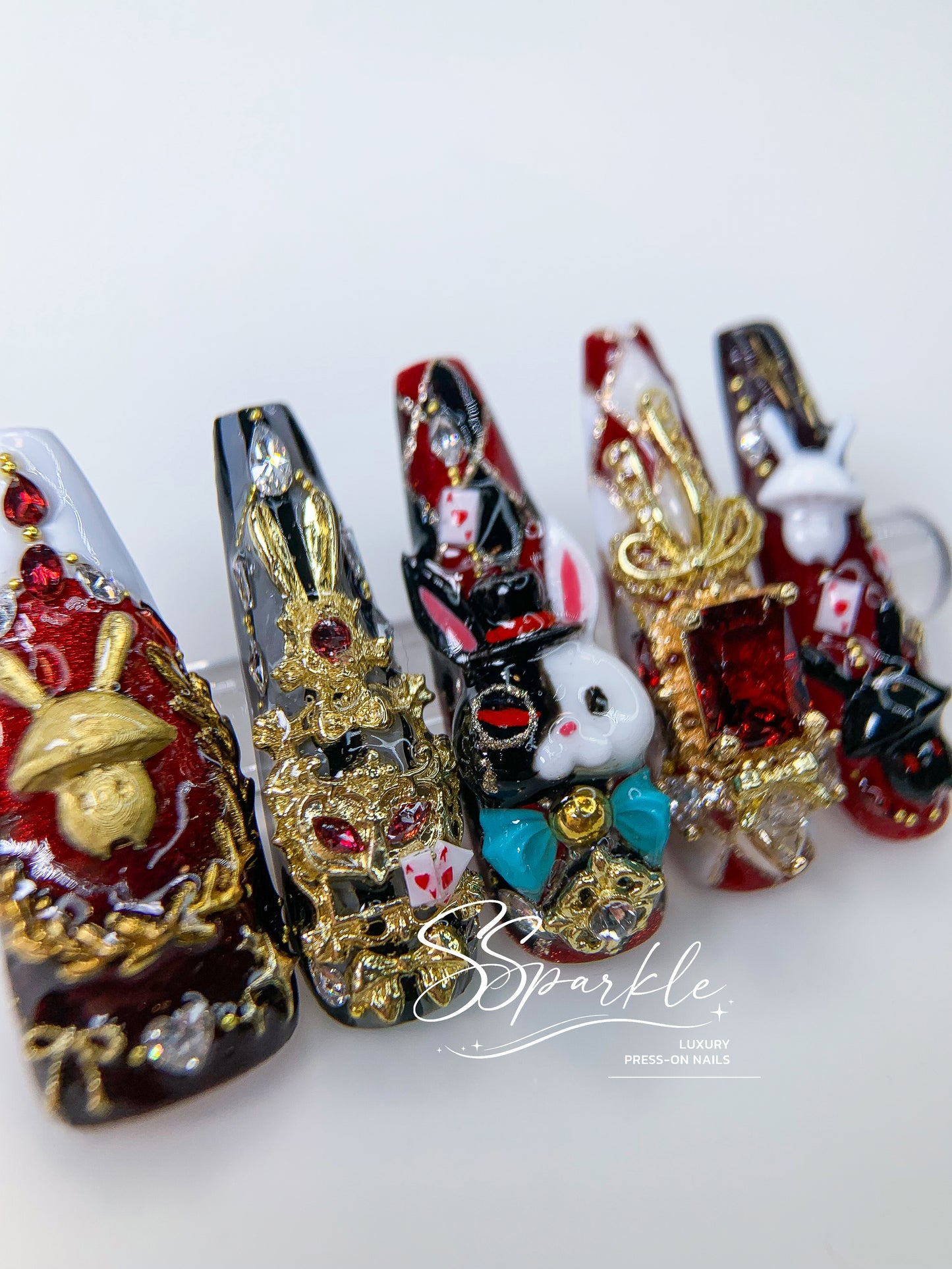 [Pre-order] Fool Me Twice | Sparxie Honkai: Star Rail Inspired Press-on Nails