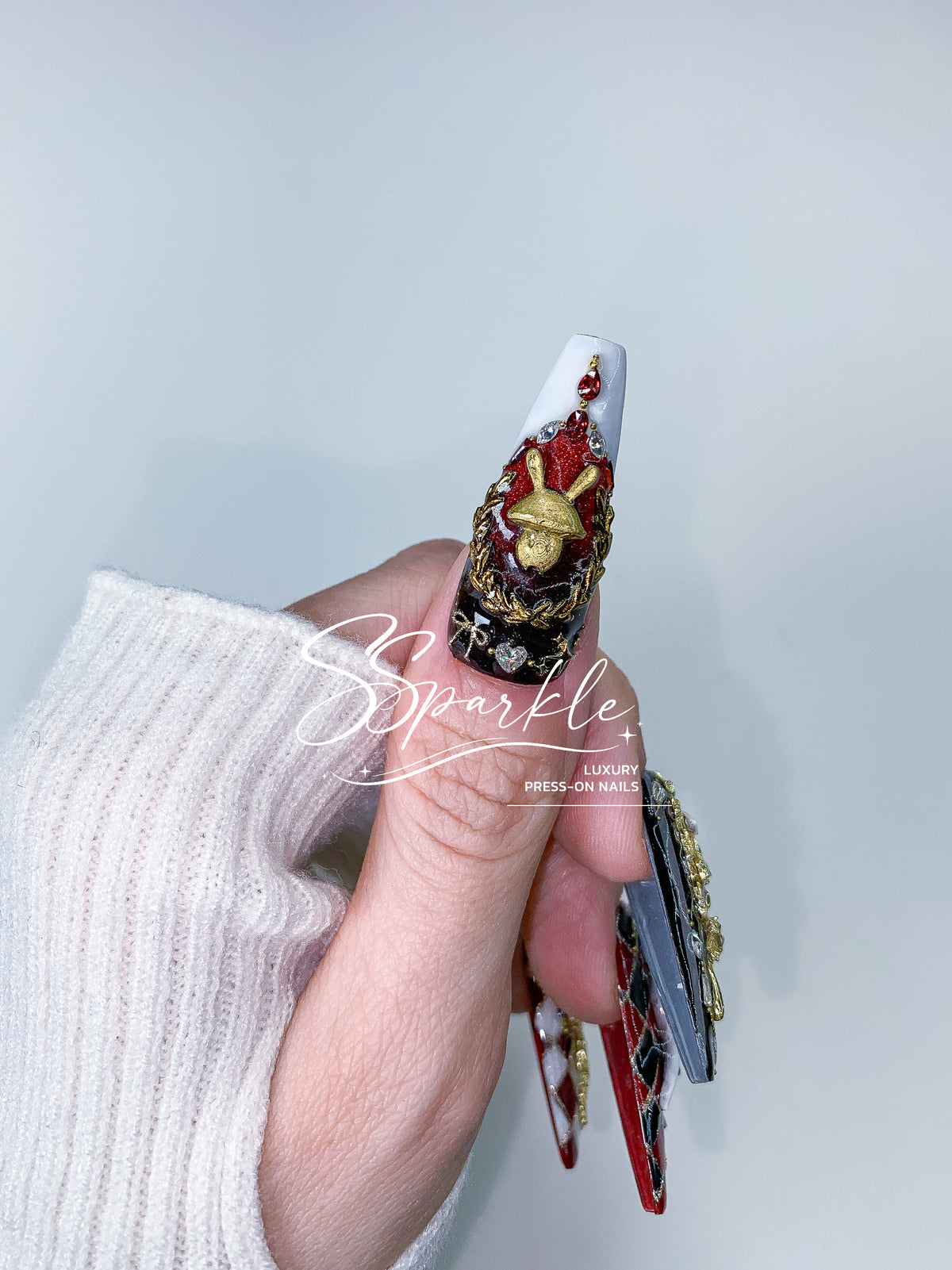 [Pre-order] Fool Me Twice | Sparxie Honkai: Star Rail Inspired Press-on Nails
