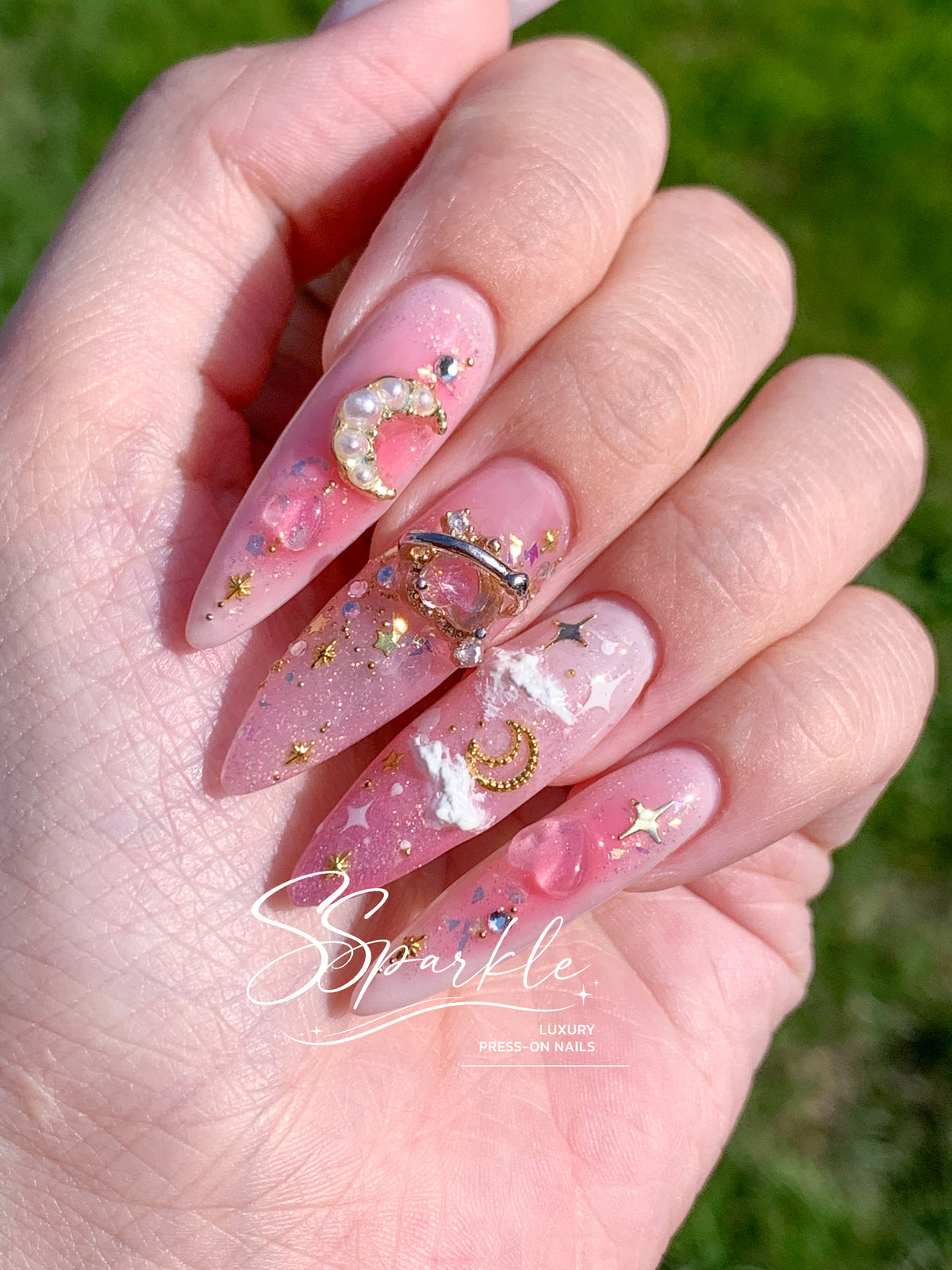 Pink Cloud Press-on Nails