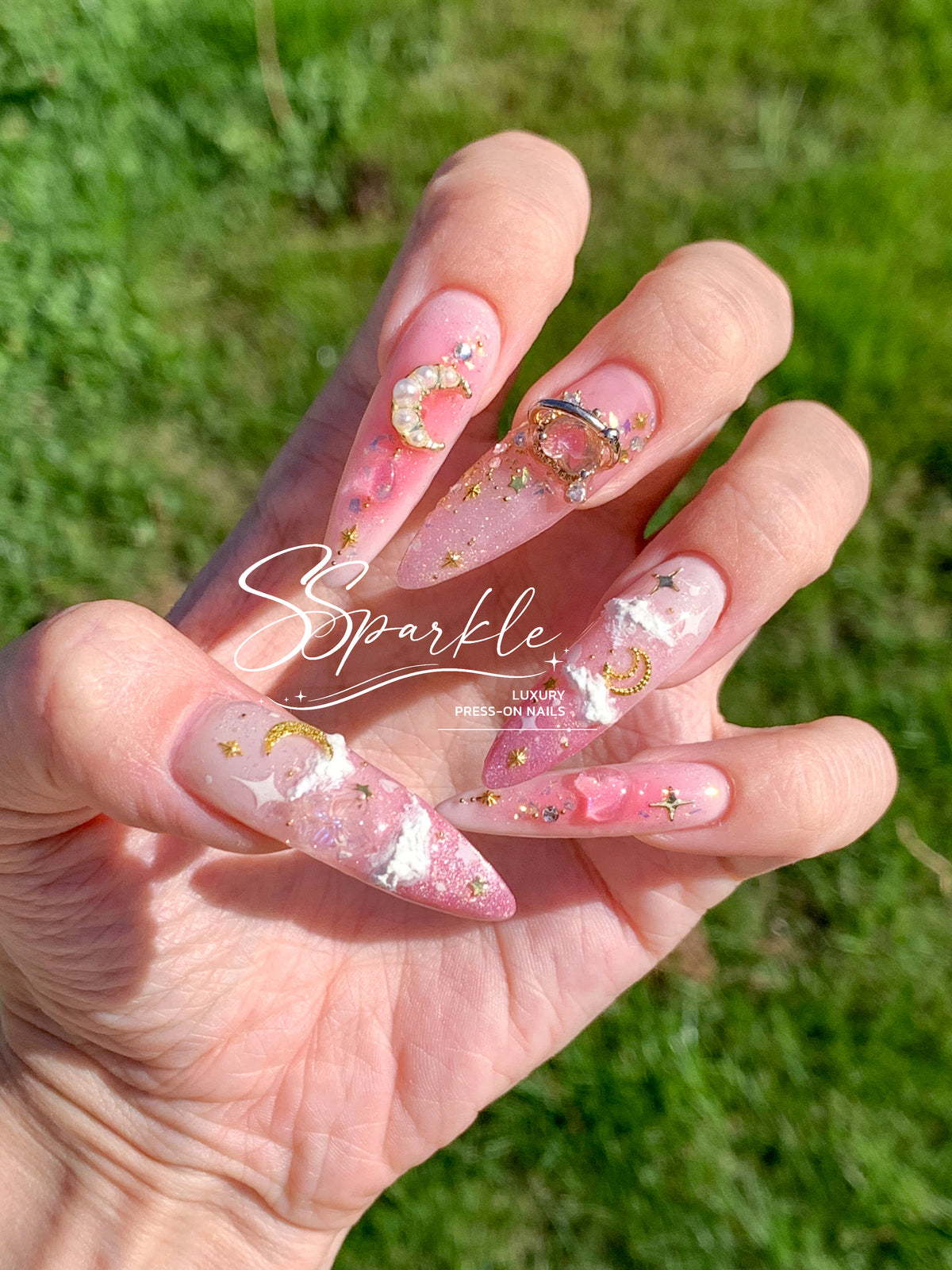 Pink Cloud Press-on Nails