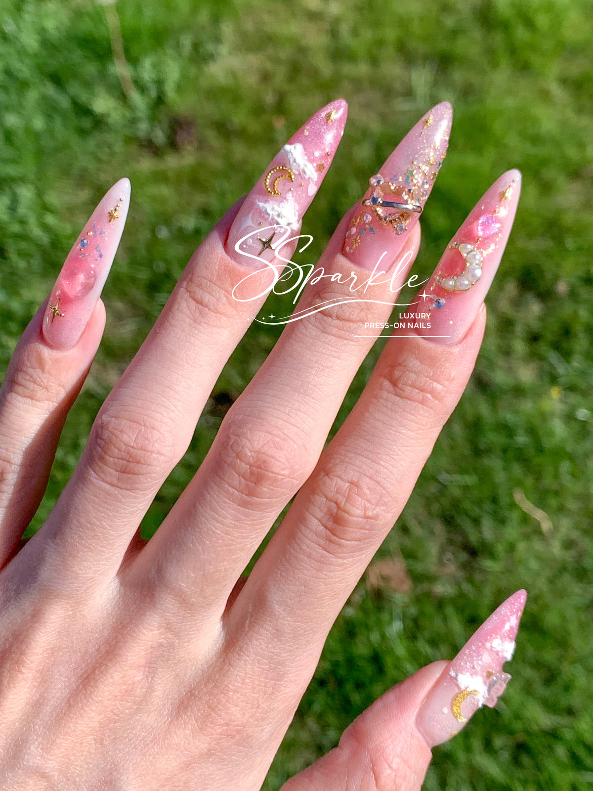 Pink Cloud Press-on Nails
